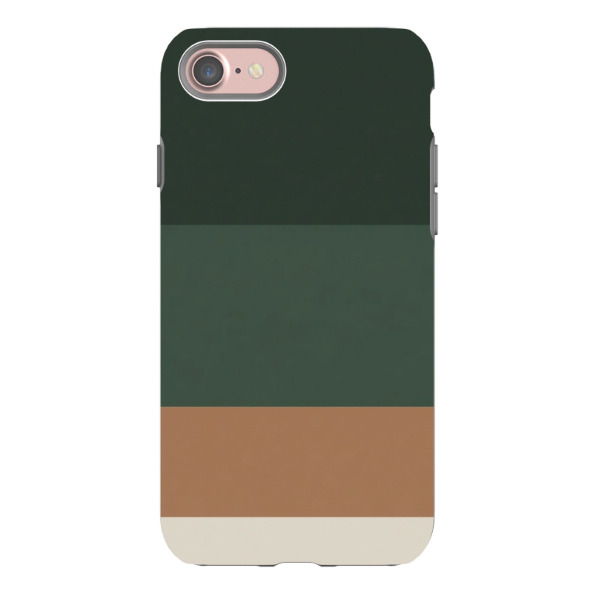 iPhone Tough Case - Terracotta and Green Gradient