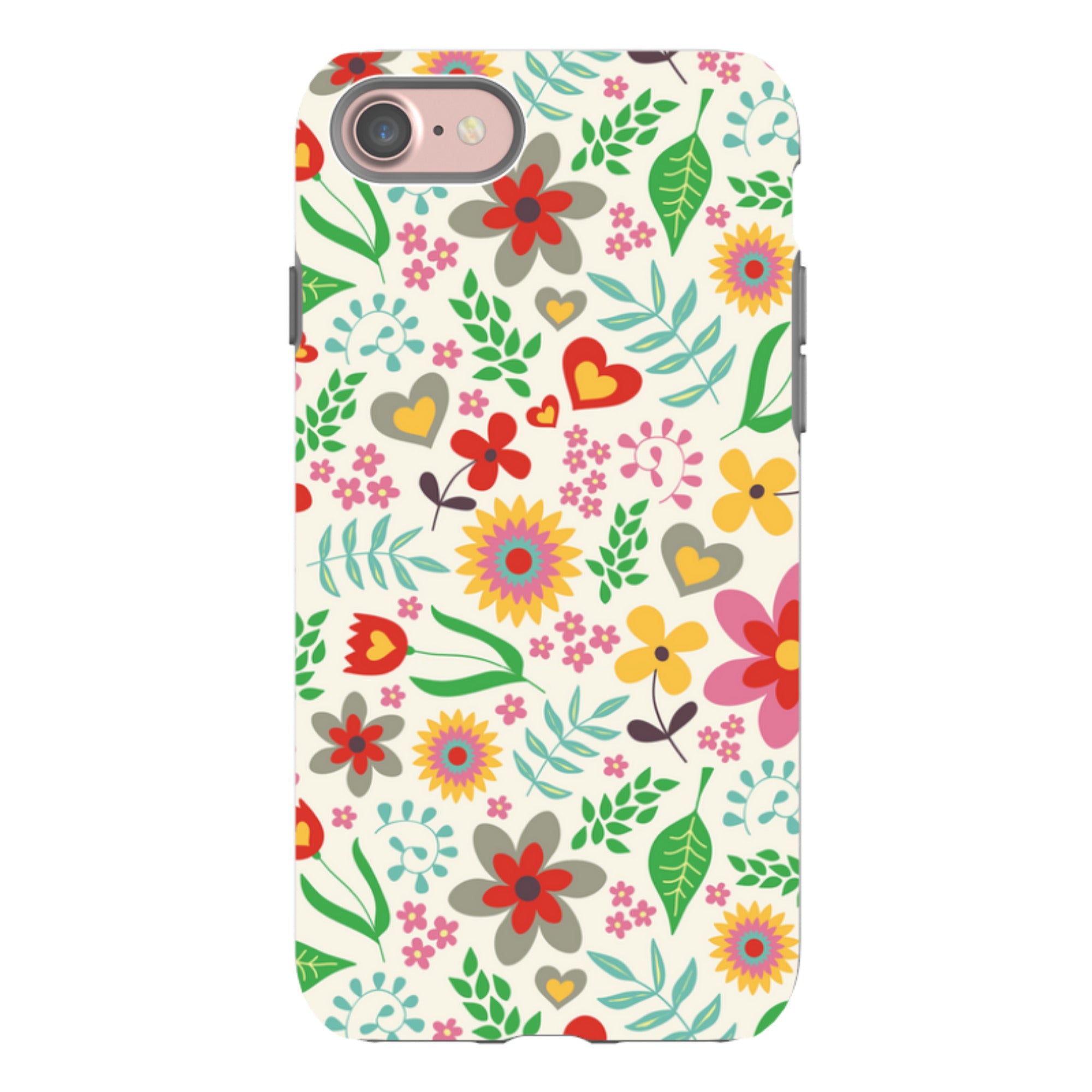 iPhone Tough Case - Folky Floral By Suzy Taylor