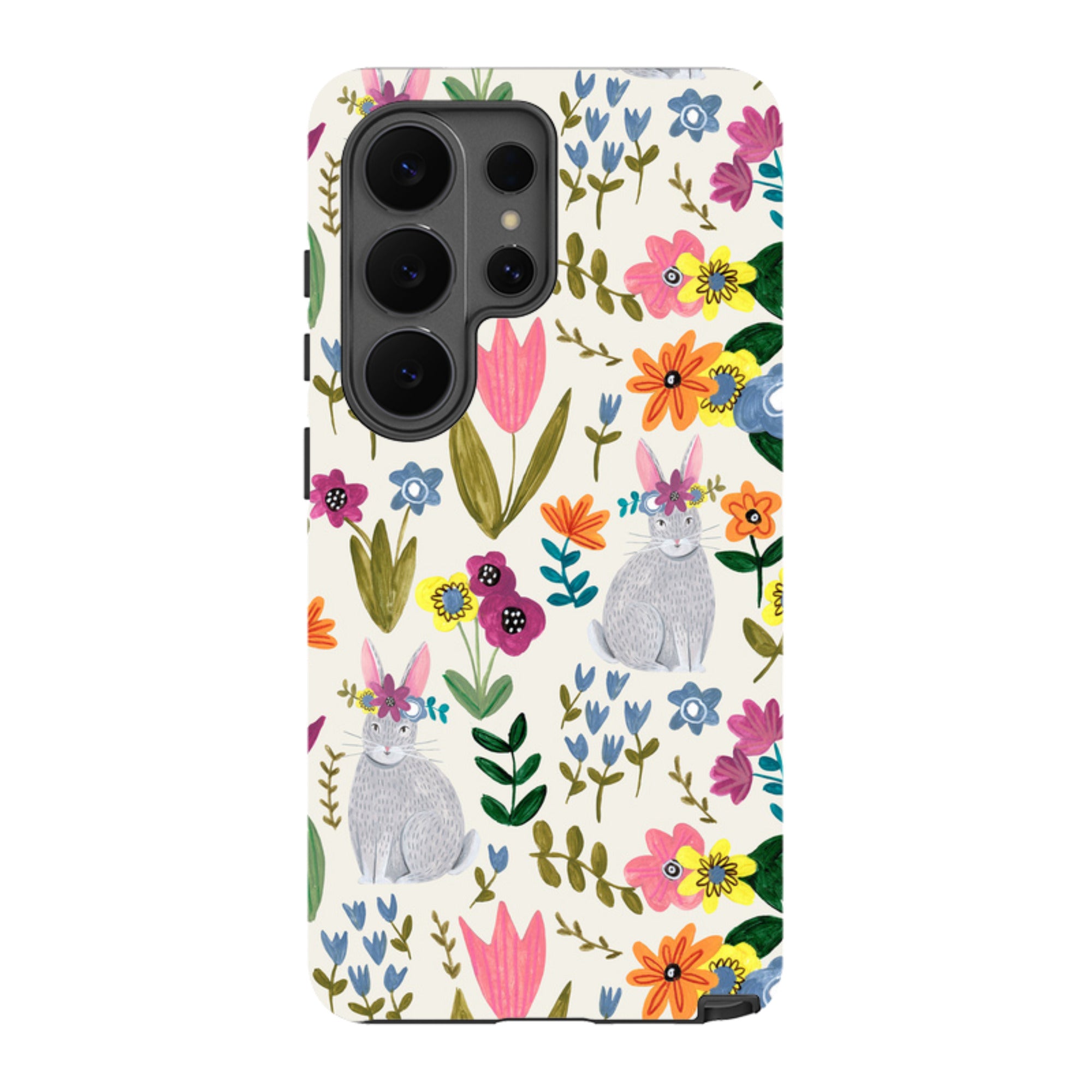 Samsung Tough Case - Rabbit Floral By Caroline Bonne Muller