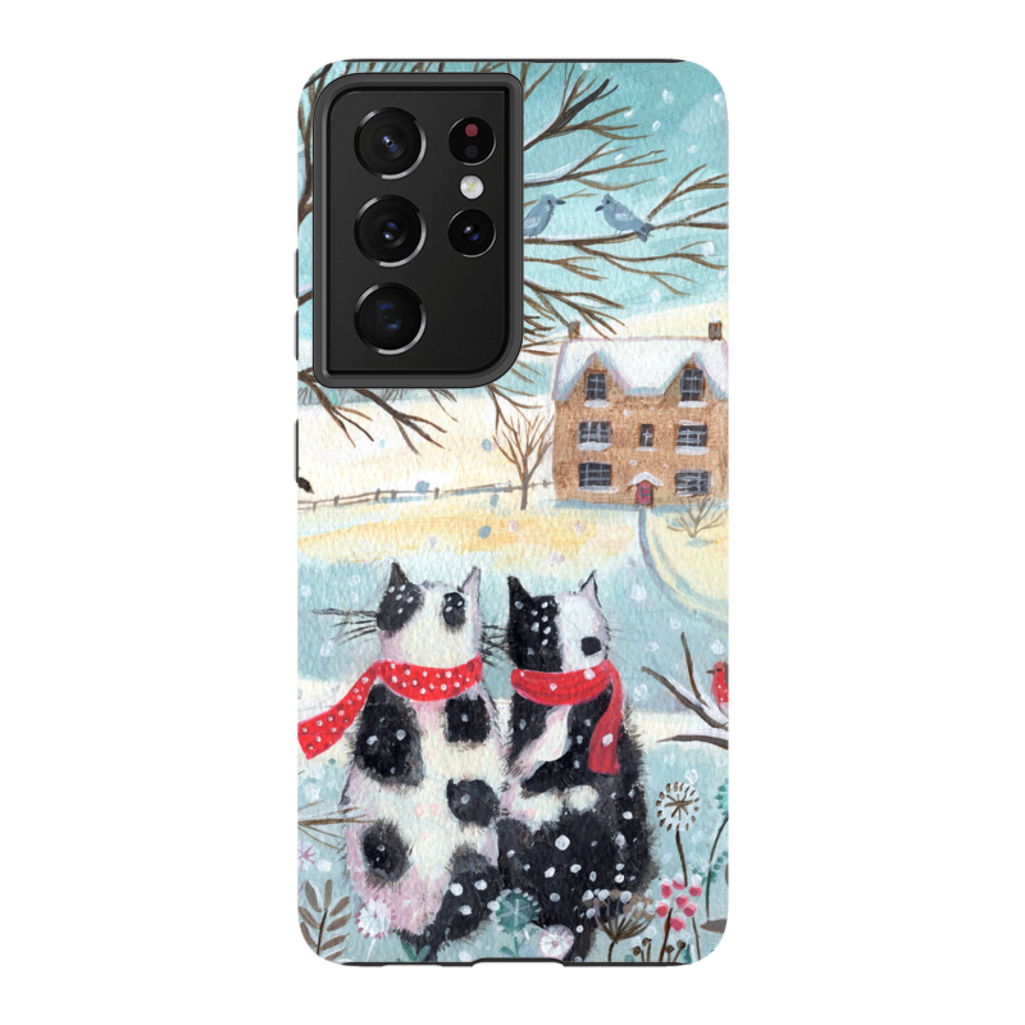 Samsung Tough Case - Christmas Cats By Mary Stubberfield