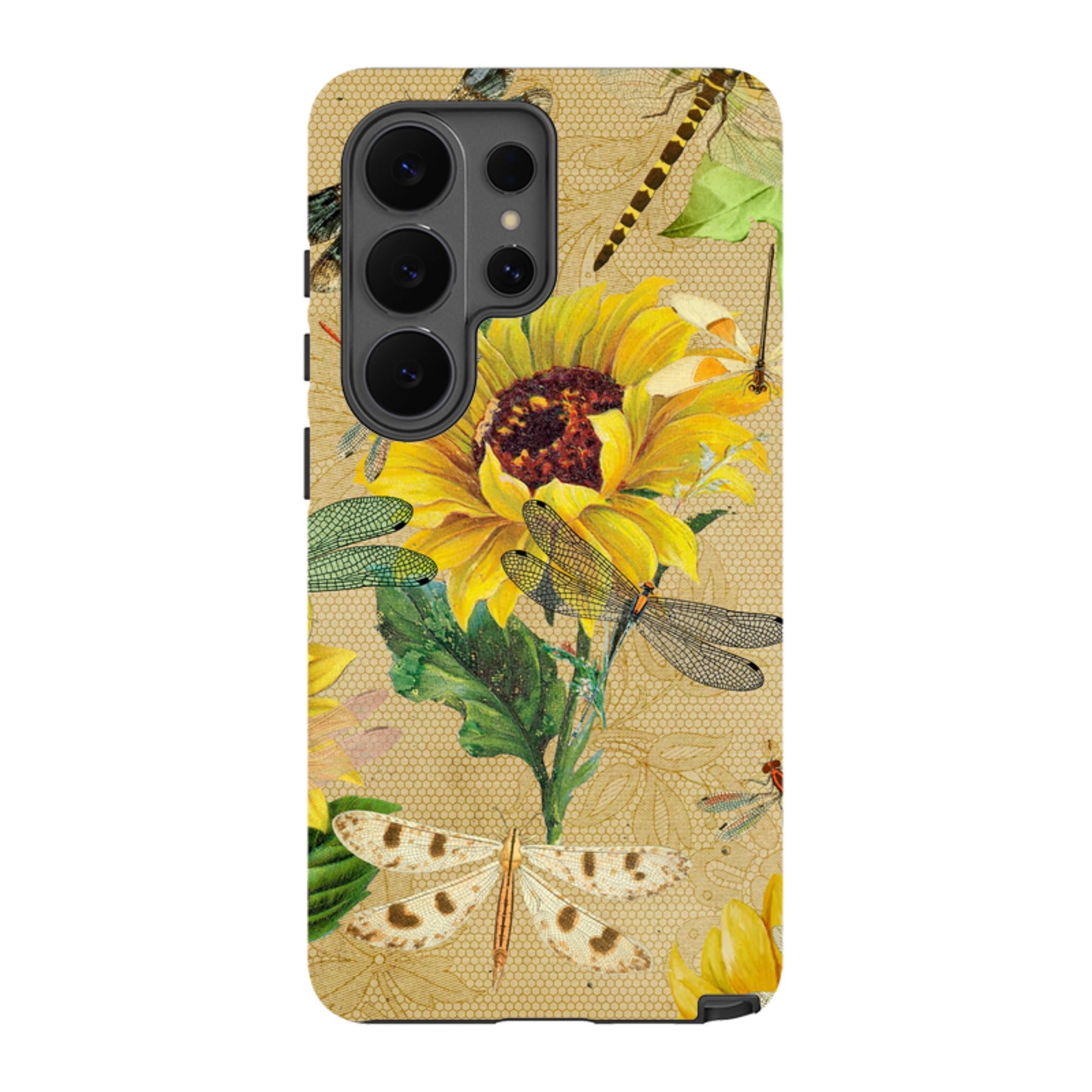 Samsung Tough Case - Dragonflies And Sunflowers