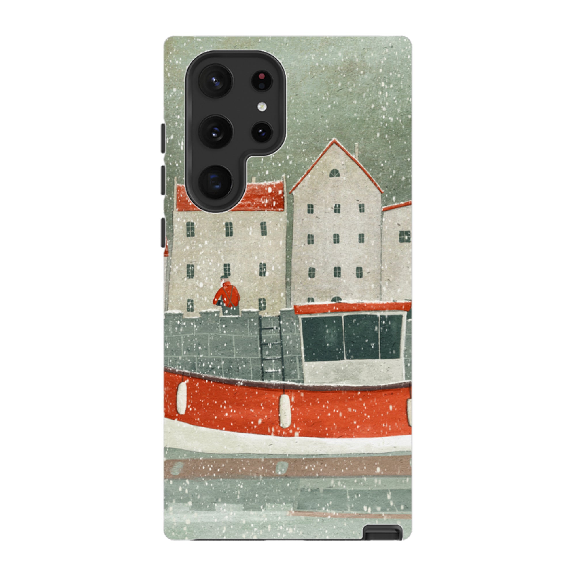 Samsung Tough Case - Christmas Harbour By Maja Lindberg