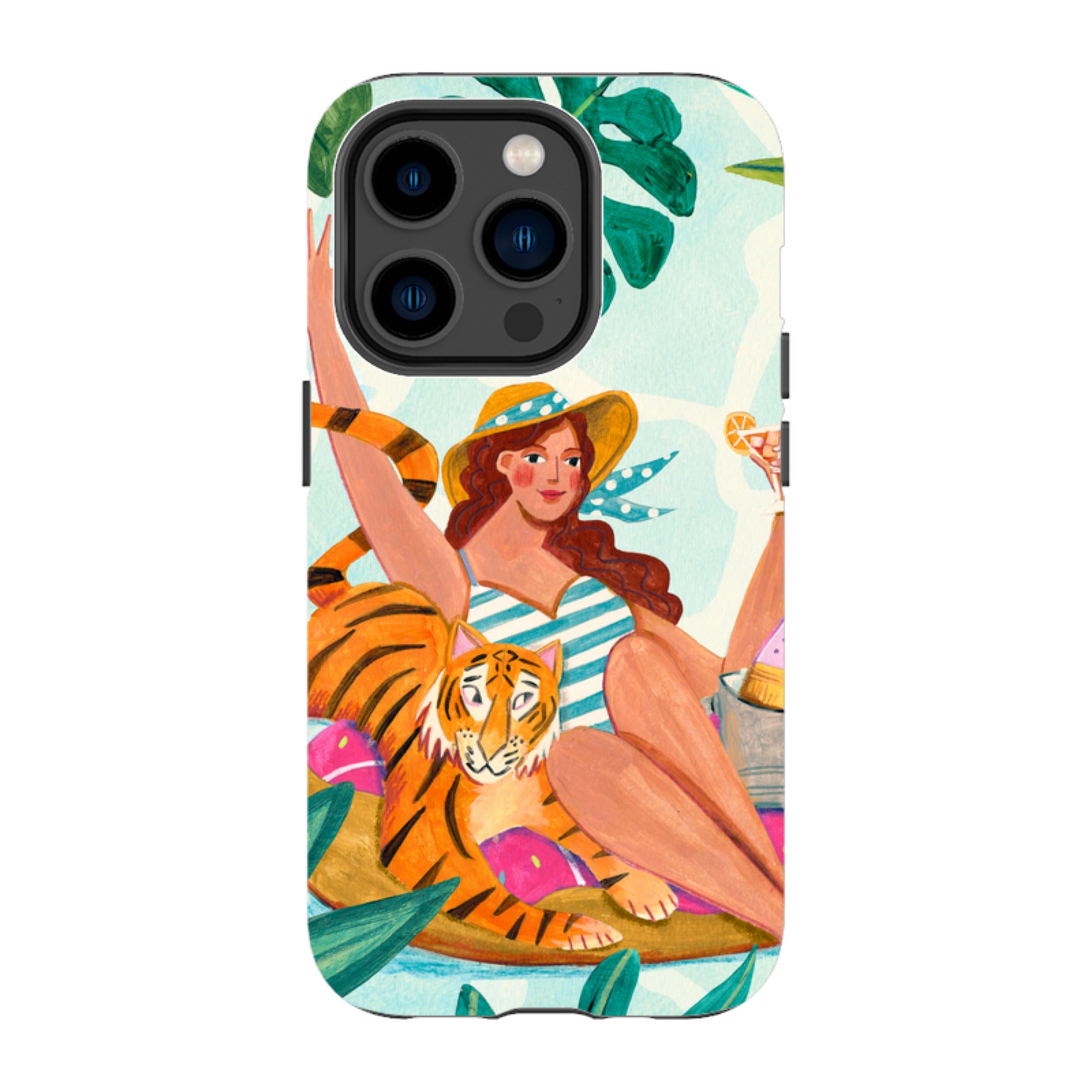 iPhone Tough Case - Pool By Caroline Bonne Muller