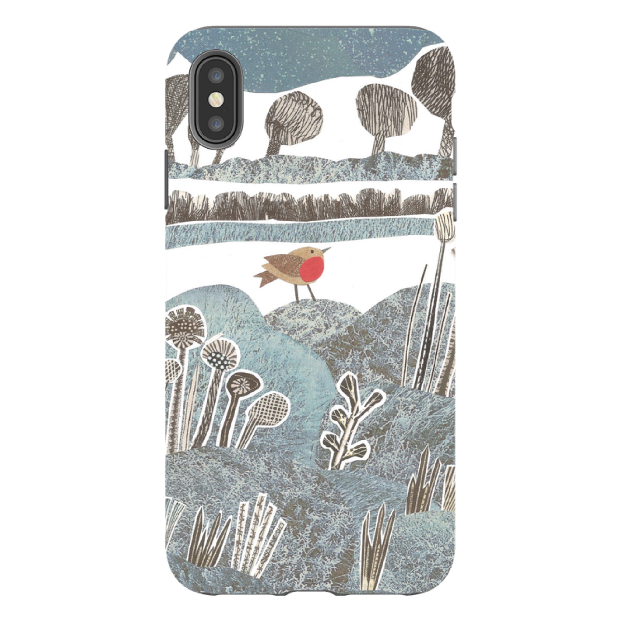 iPhone Tough Case - Frost Robin By Jane Robbins