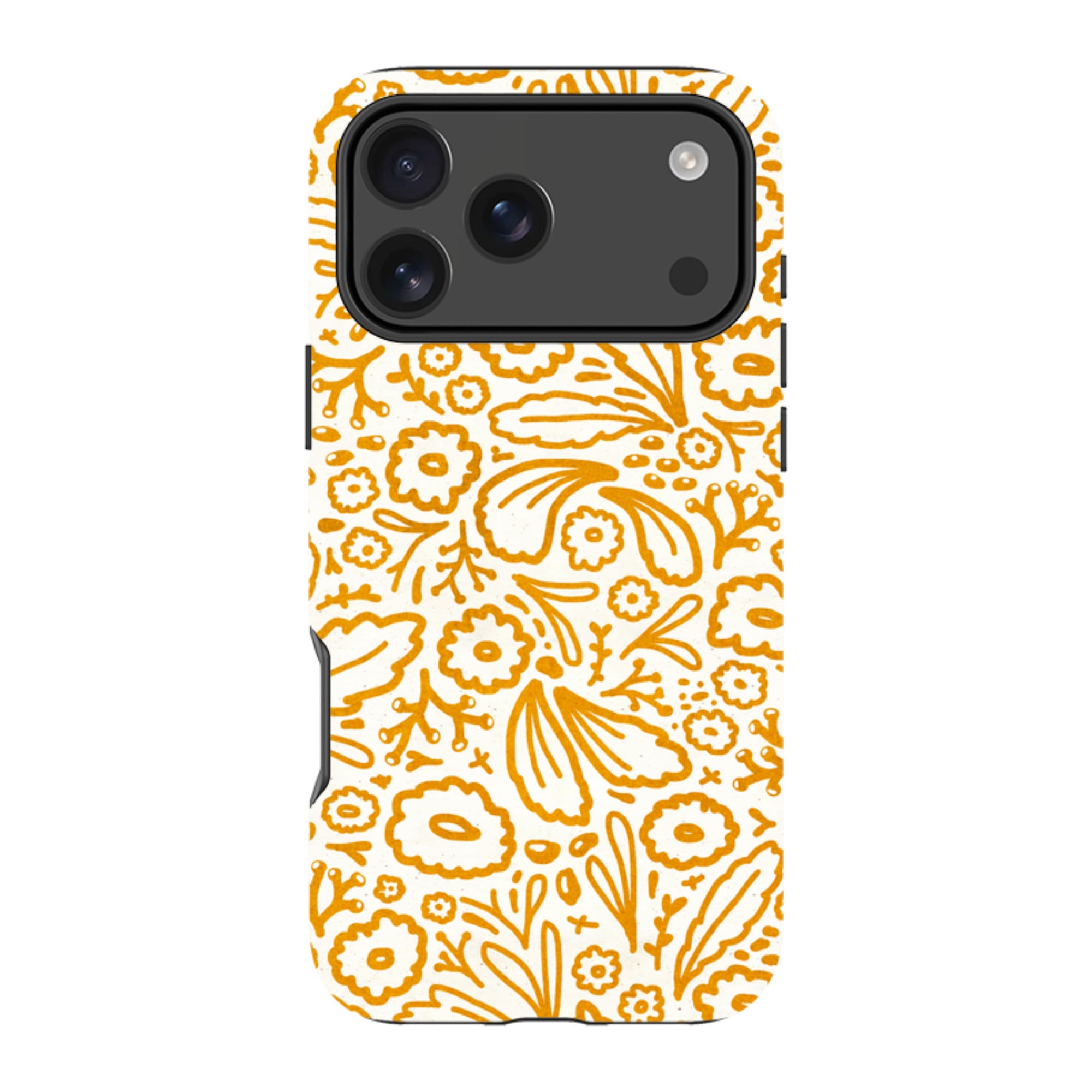 iPhone Tough Case - Wind Fall Mustard By Katherine Quinn