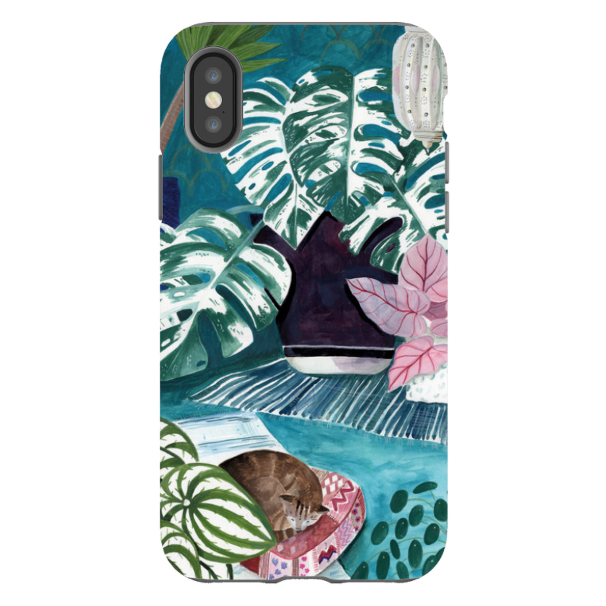 iPhone Tough Case - Blue Interior By Bex Parkin