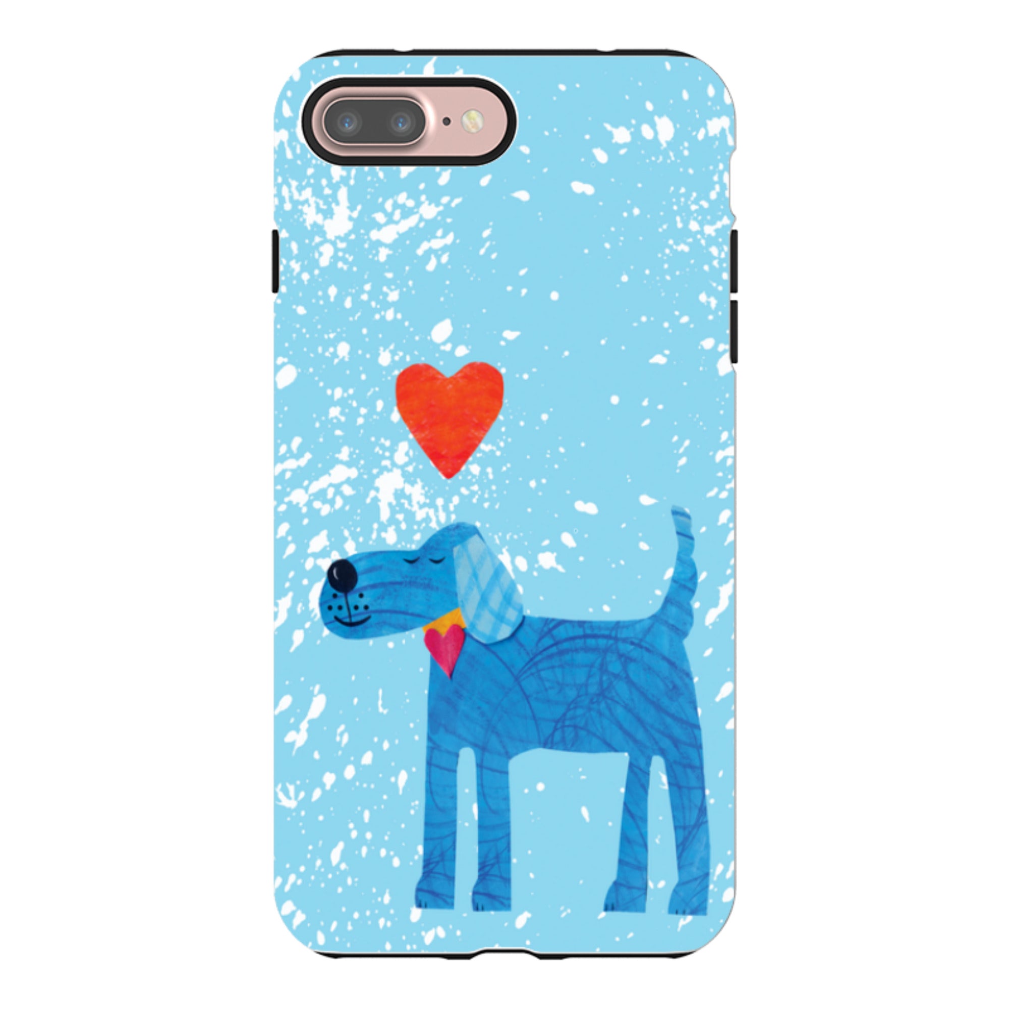 iPhone Tough Case - Blue Dog By Tracey English