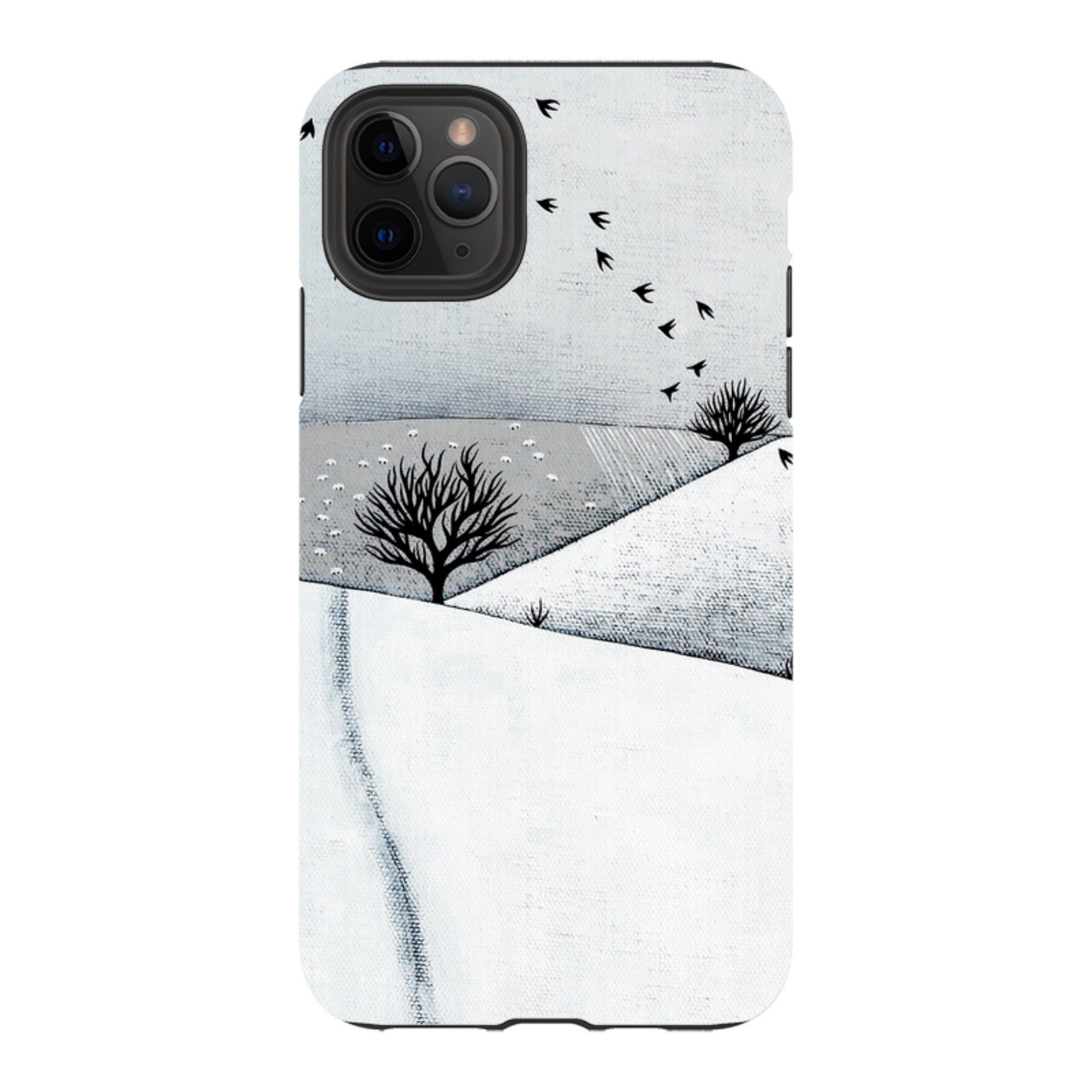 iPhone Tough Case - Snowy Landscape By Natasha Newton