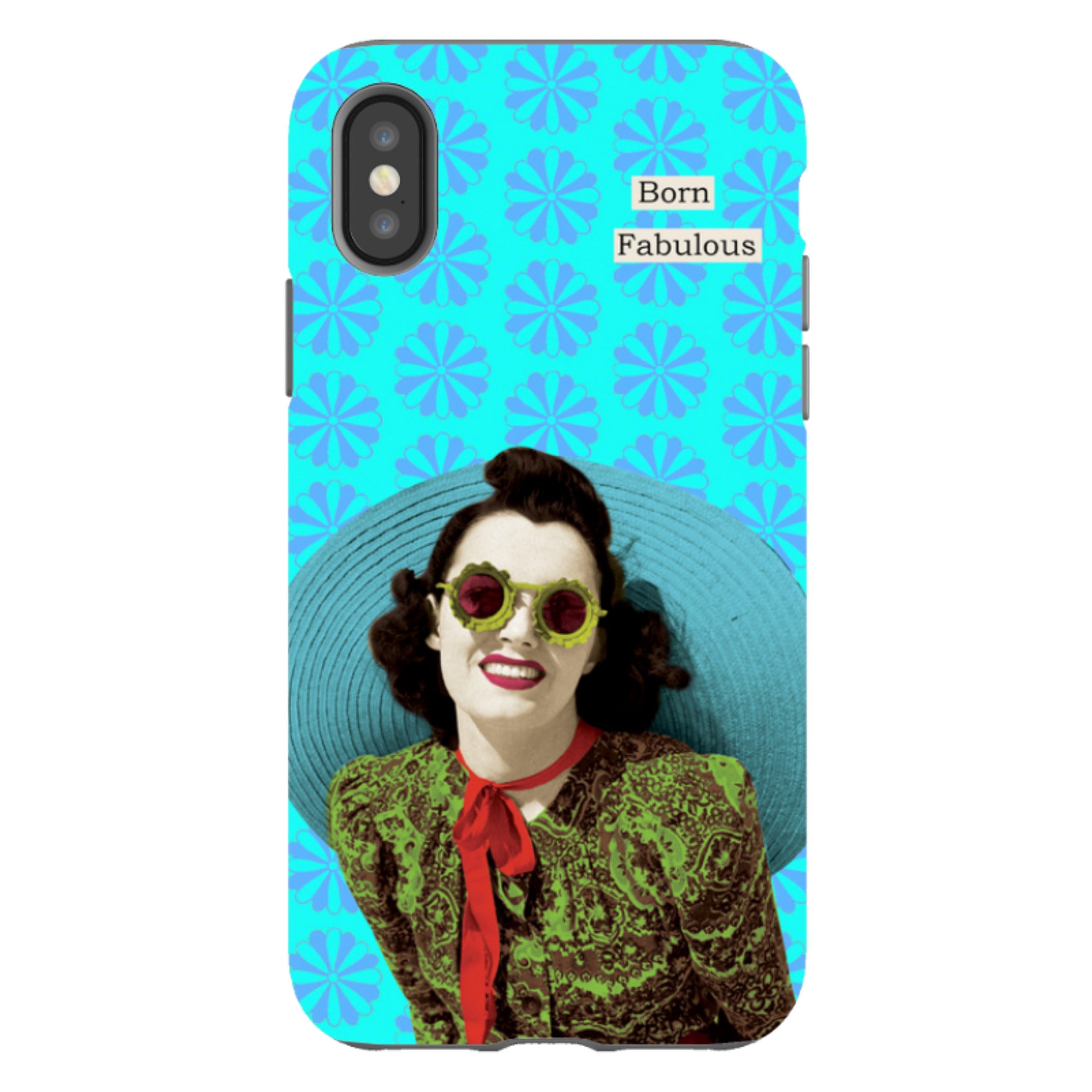 iPhone Tough Case - Born Fabulous By Clare Jordan