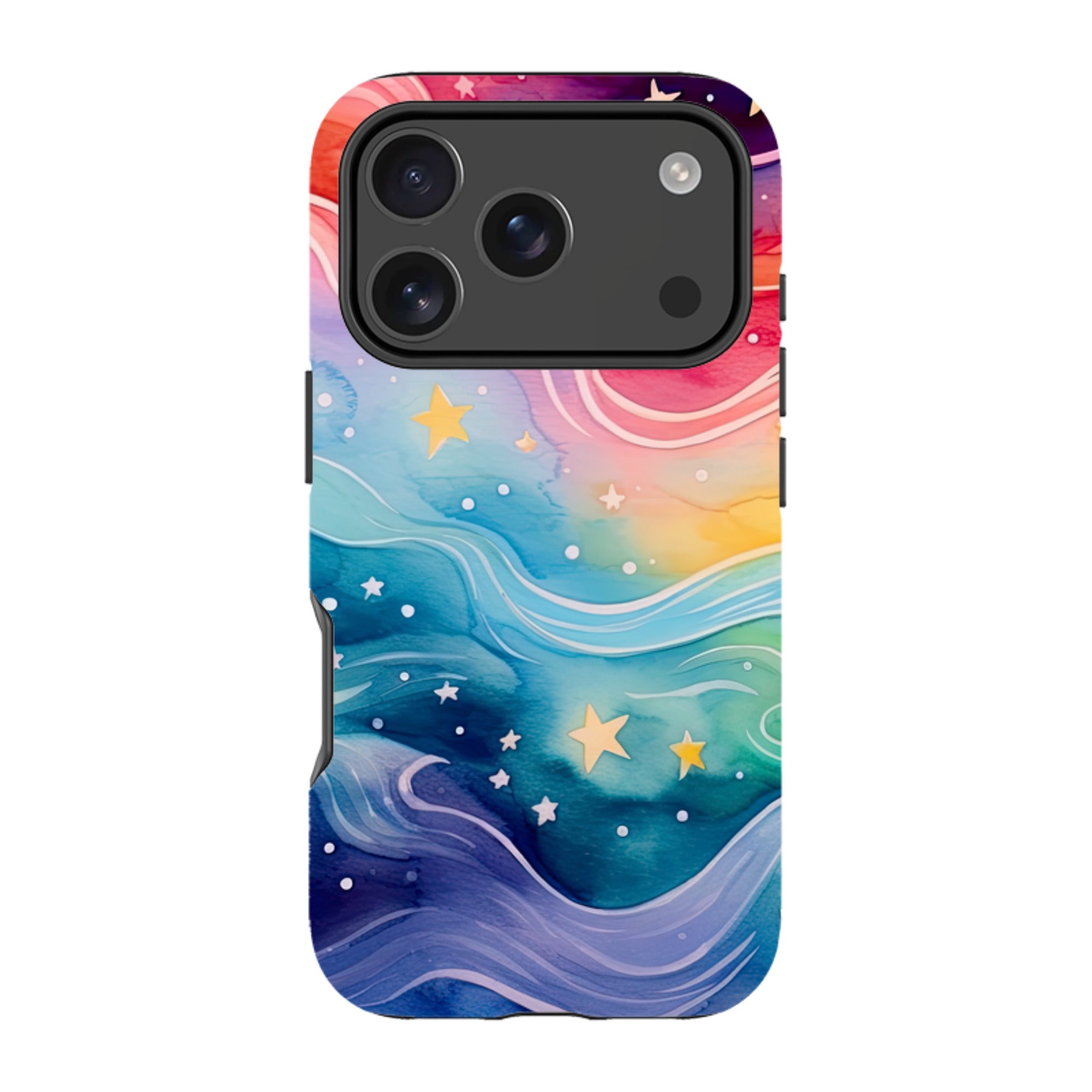 iPhone MagSafe Tough Case - Rainbow Stars IV