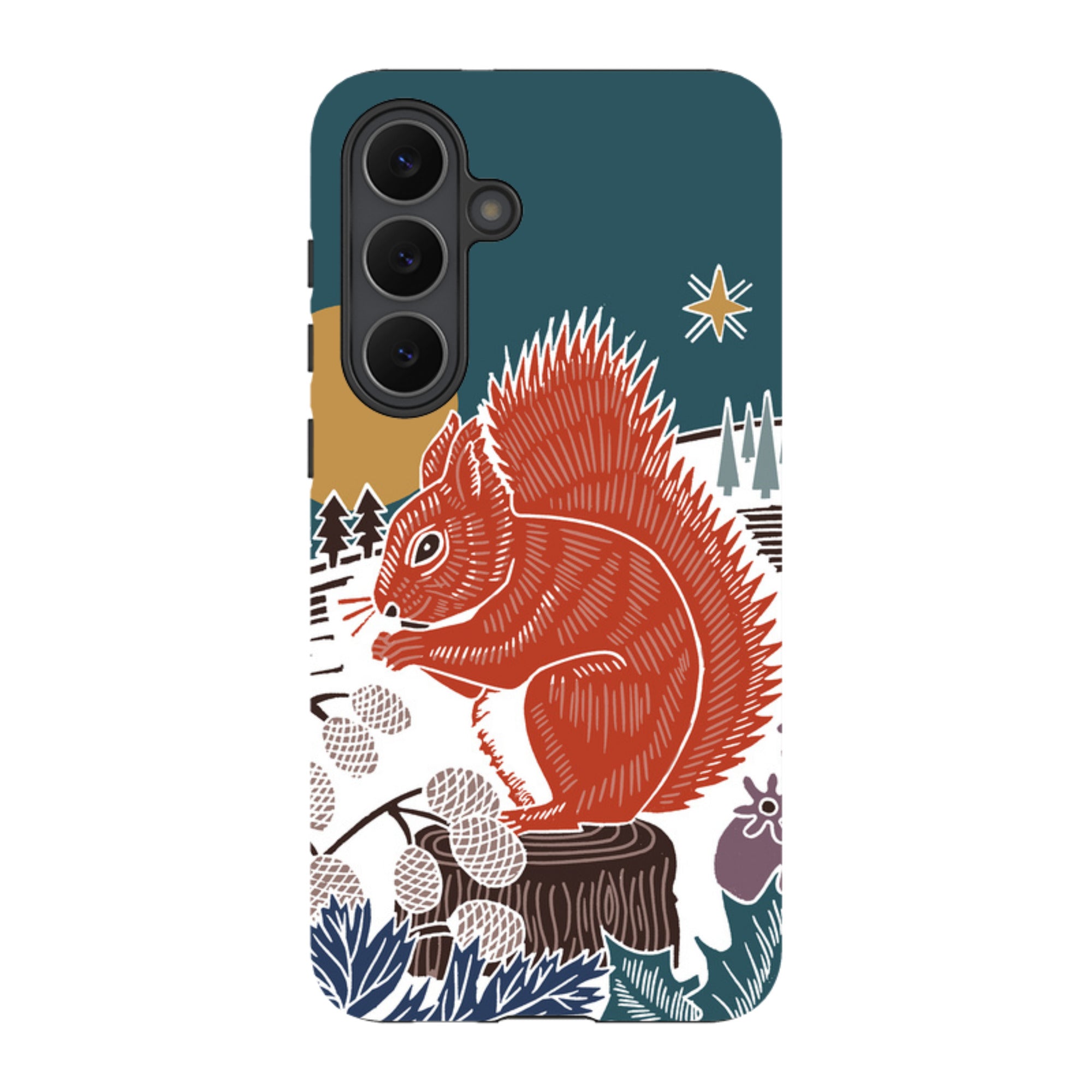 Samsung Tough Case - Winter Squirrel By Kate Heiss