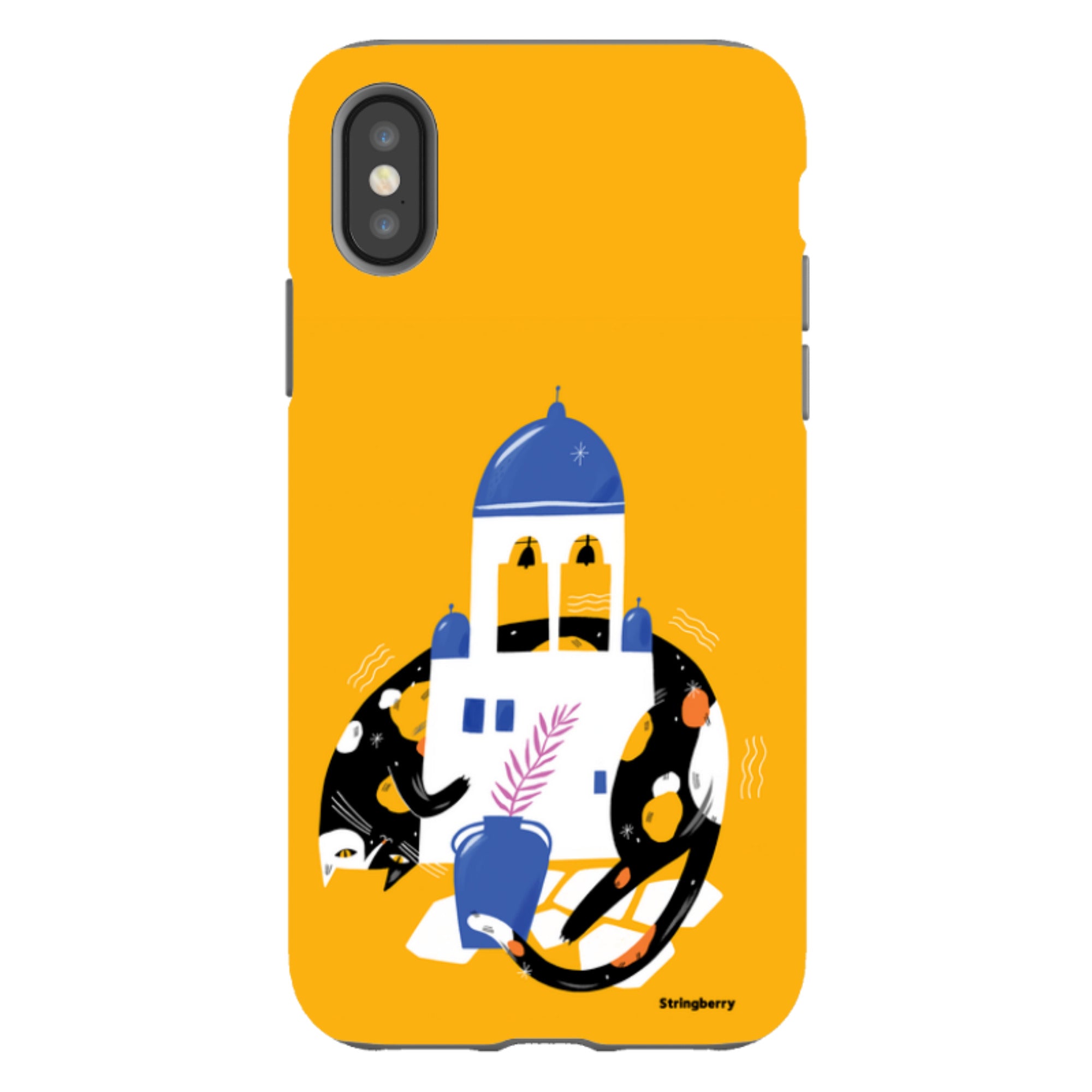 iPhone Tough Case - Calico By Madalina Andronic