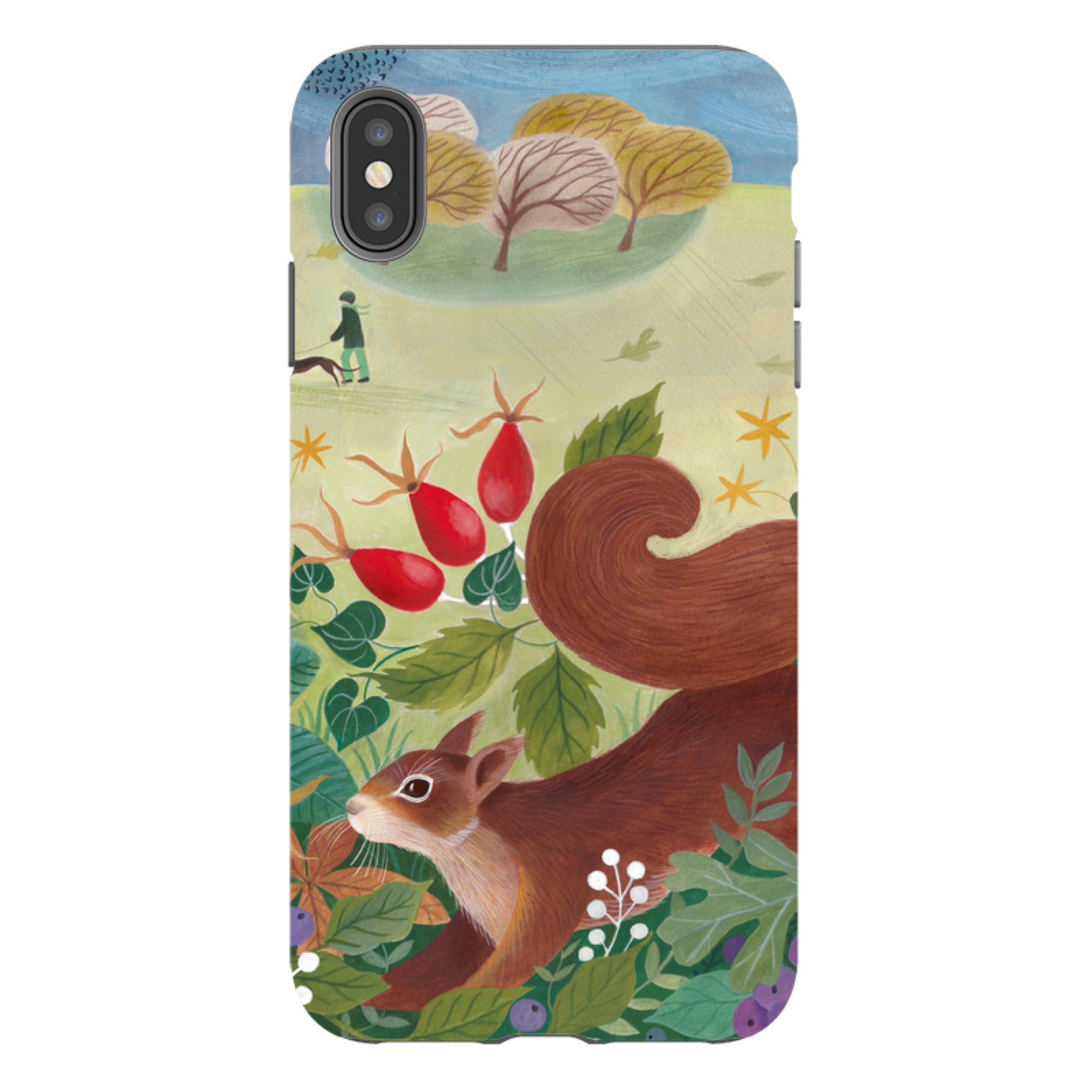 iPhone Tough Case - Autumn Squirrel By Bex Parkin