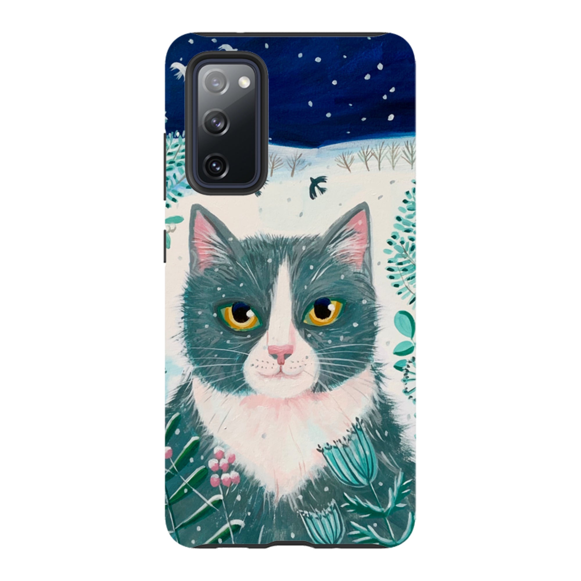 Samsung Tough Case - Xmas Cat By Mary Stubberfield