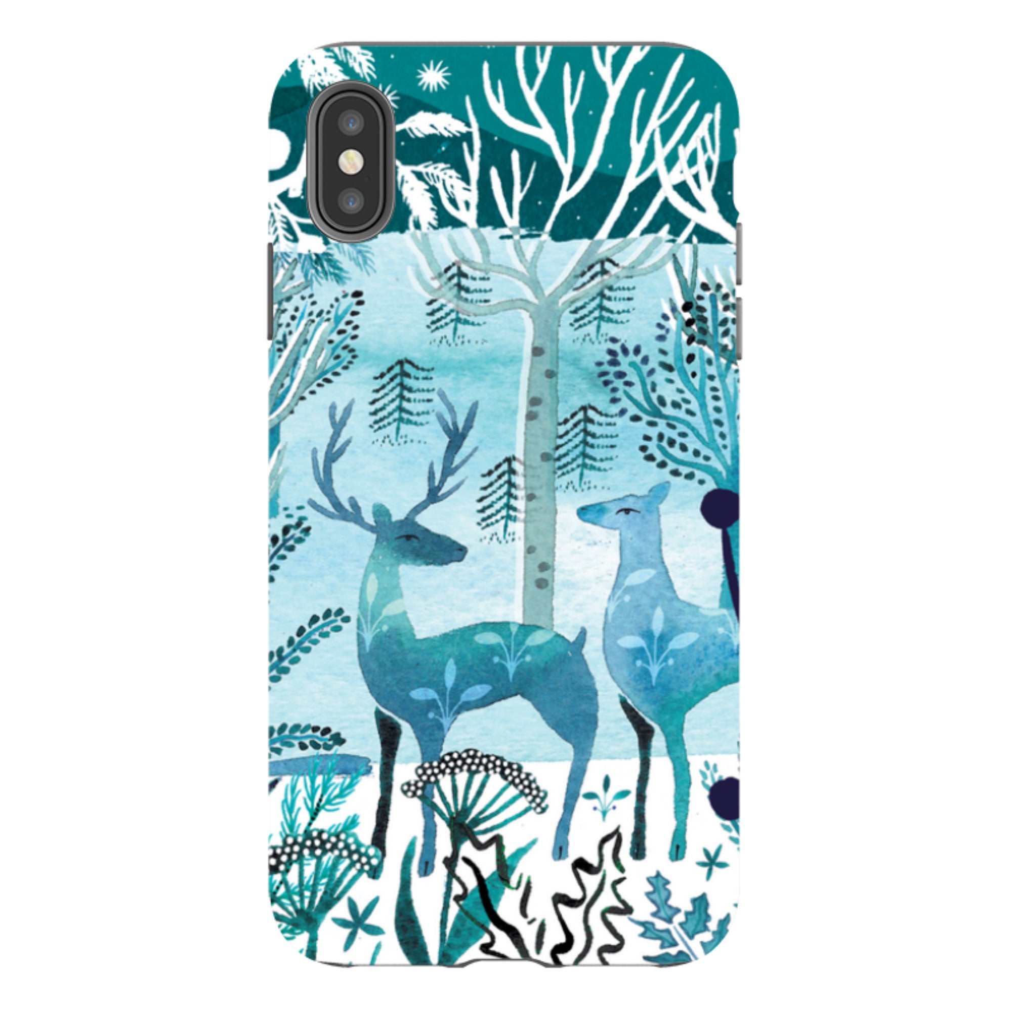 iPhone Tough Case - Frosted Branches By Emma Frances Grant
