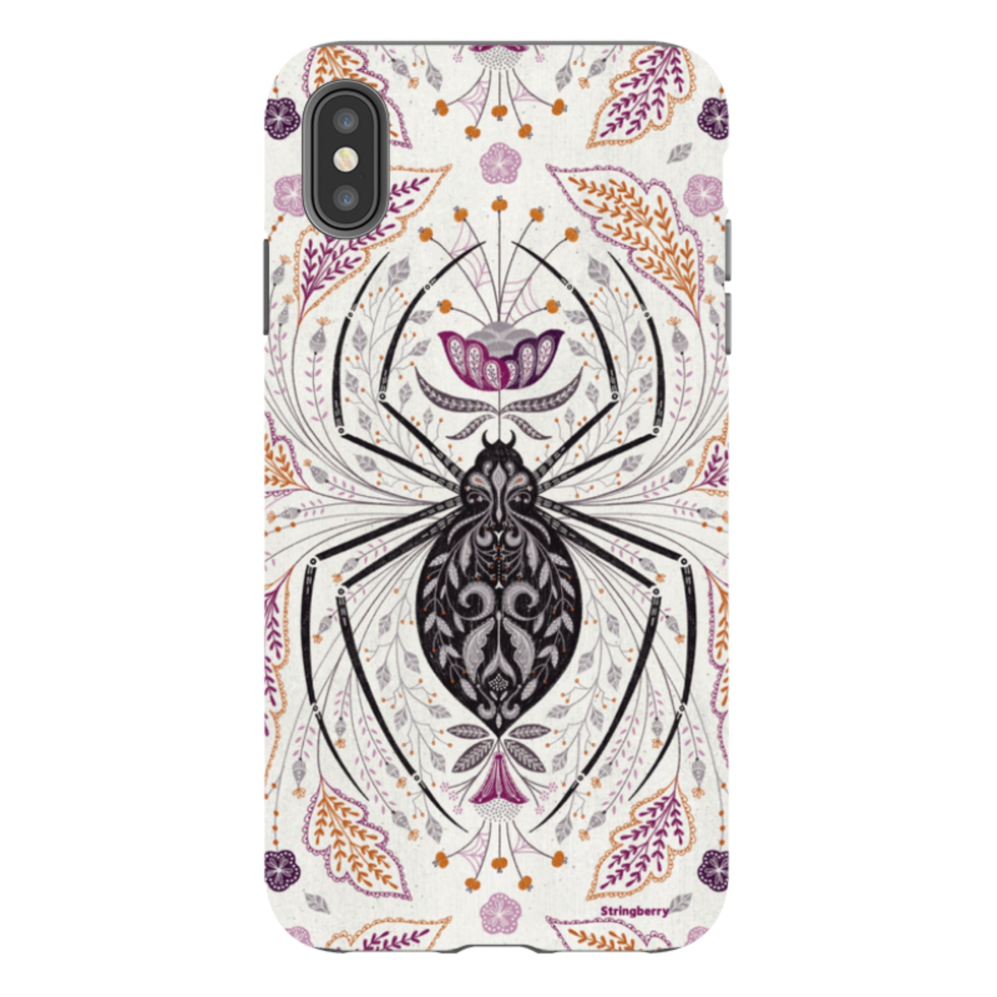 iPhone Tough Case - Spider By Jenny Zemanek