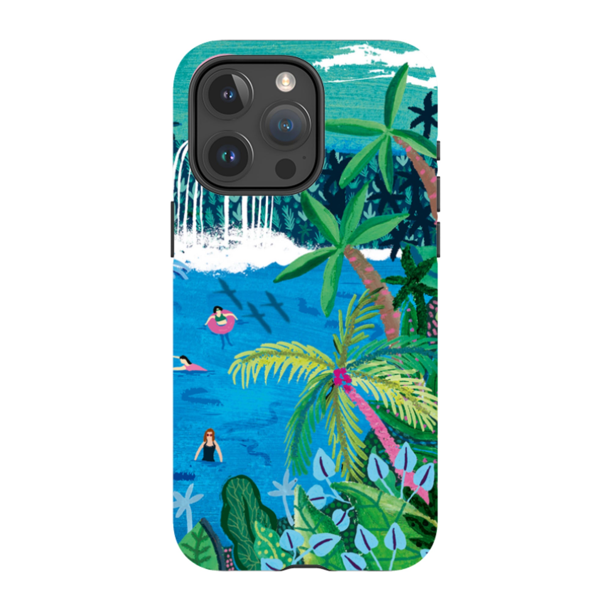 iPhone MagSafe Tough Case - Palm Pool II By Emma Frances Grant