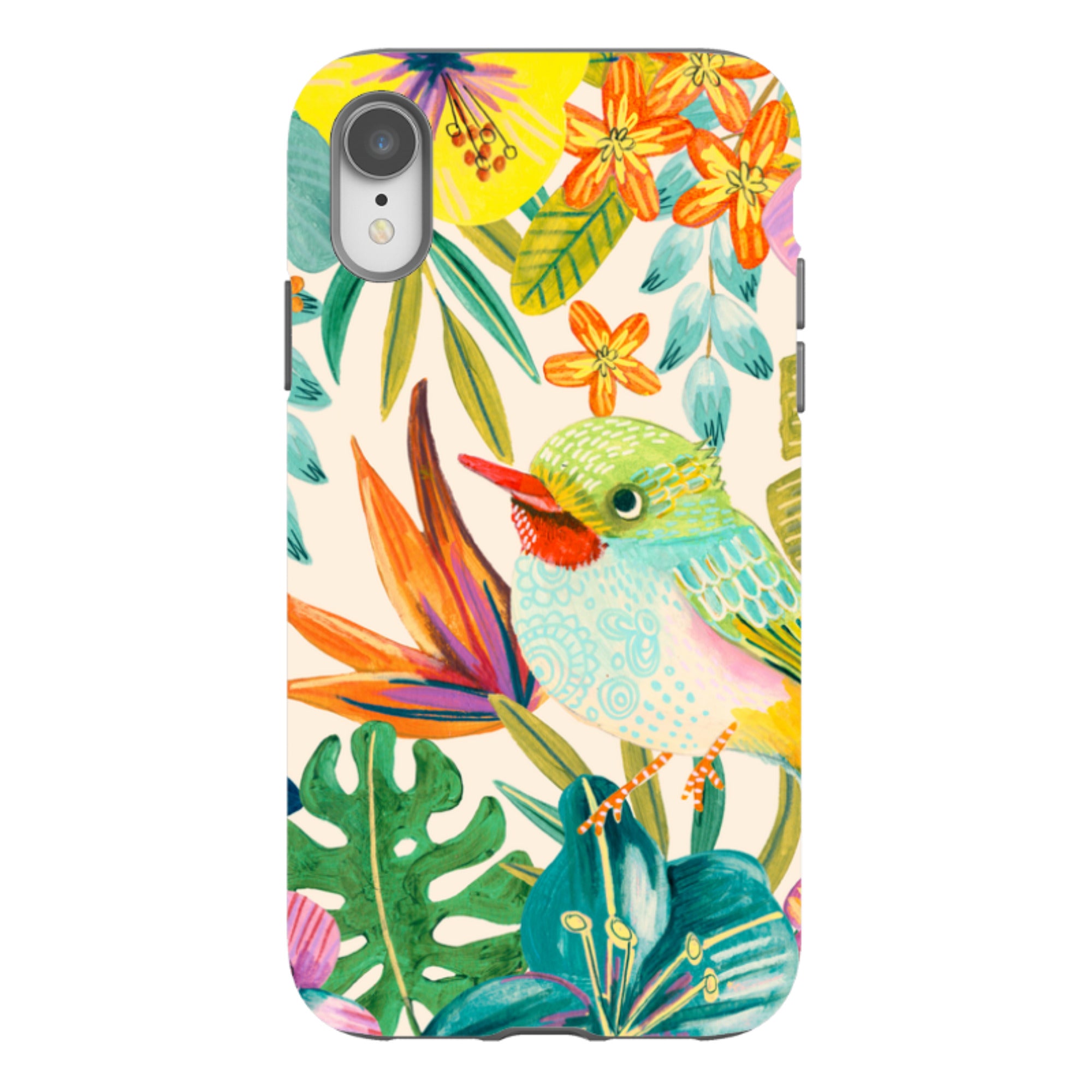 iPhone Tough Case - Tropical Bird II By Caroline Bonne Muller