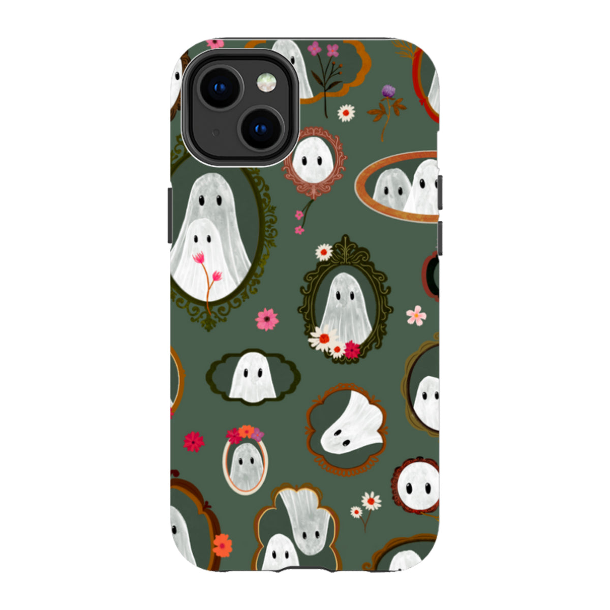 iPhone Tough Case - Framed Ghosts - Pine By Katherine Quinn