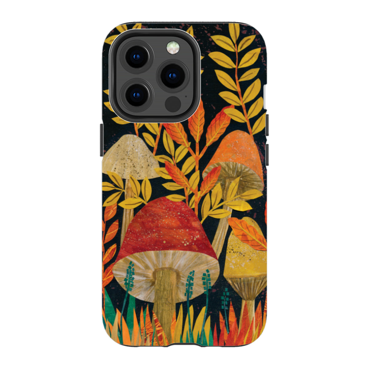 iPhone Tough Case - Mushrooms By Tracey English