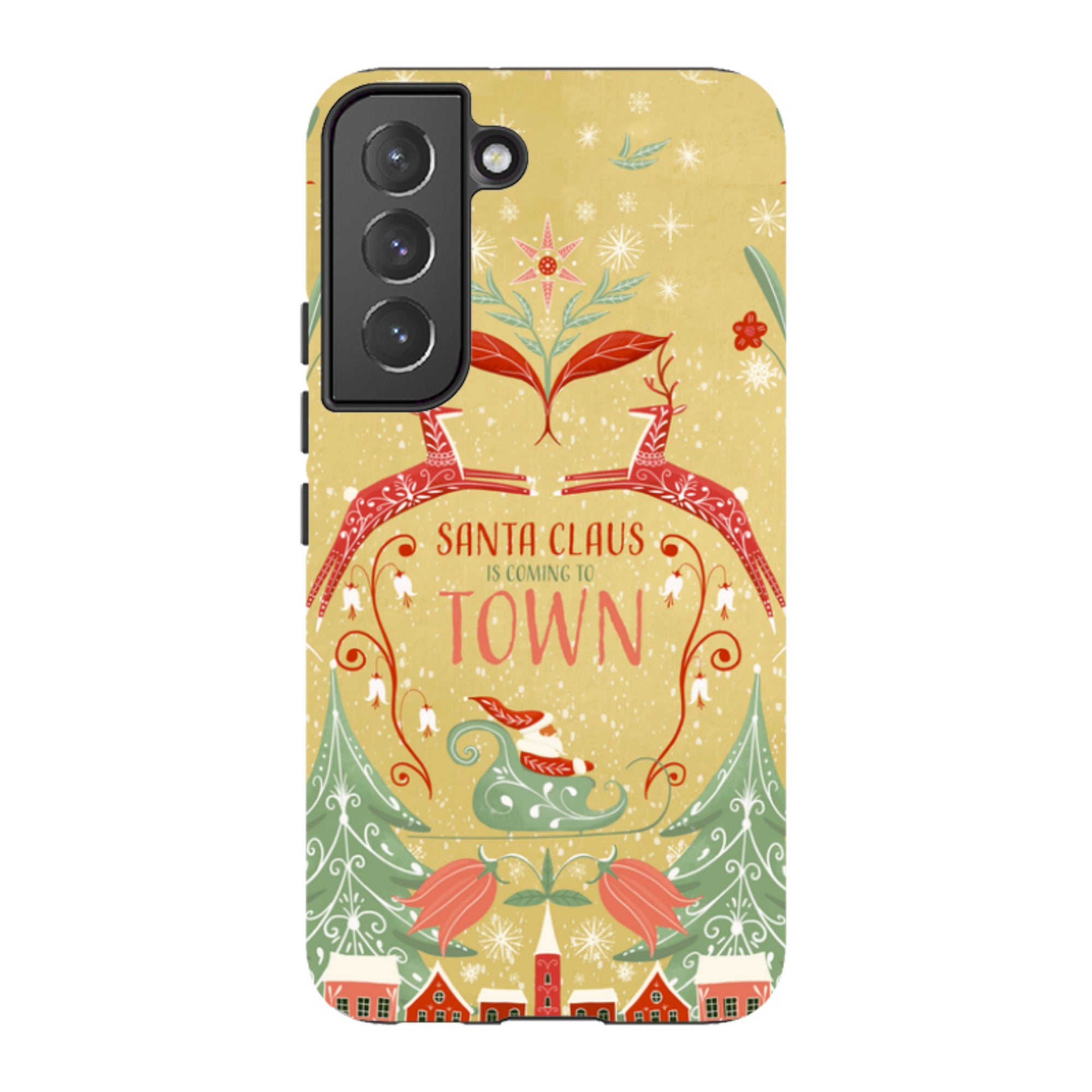 Samsung Tough Case - Santa Claus Is Coming To Town By Maja Lindberg