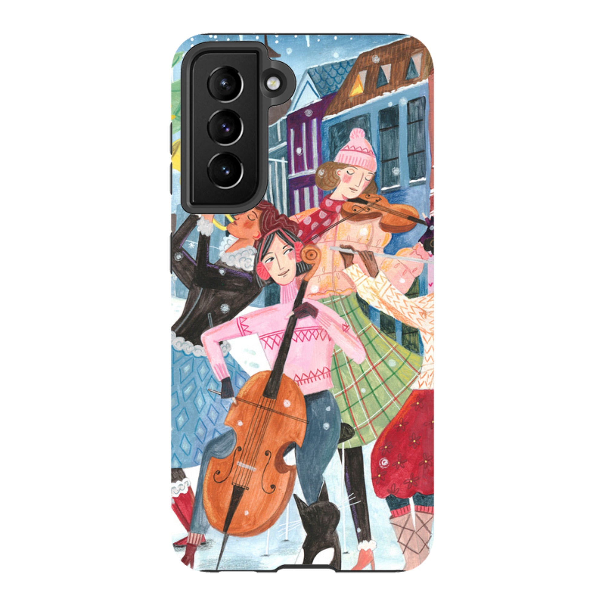 Samsung Tough Case - Musical Winter By Caroline Bonne Muller