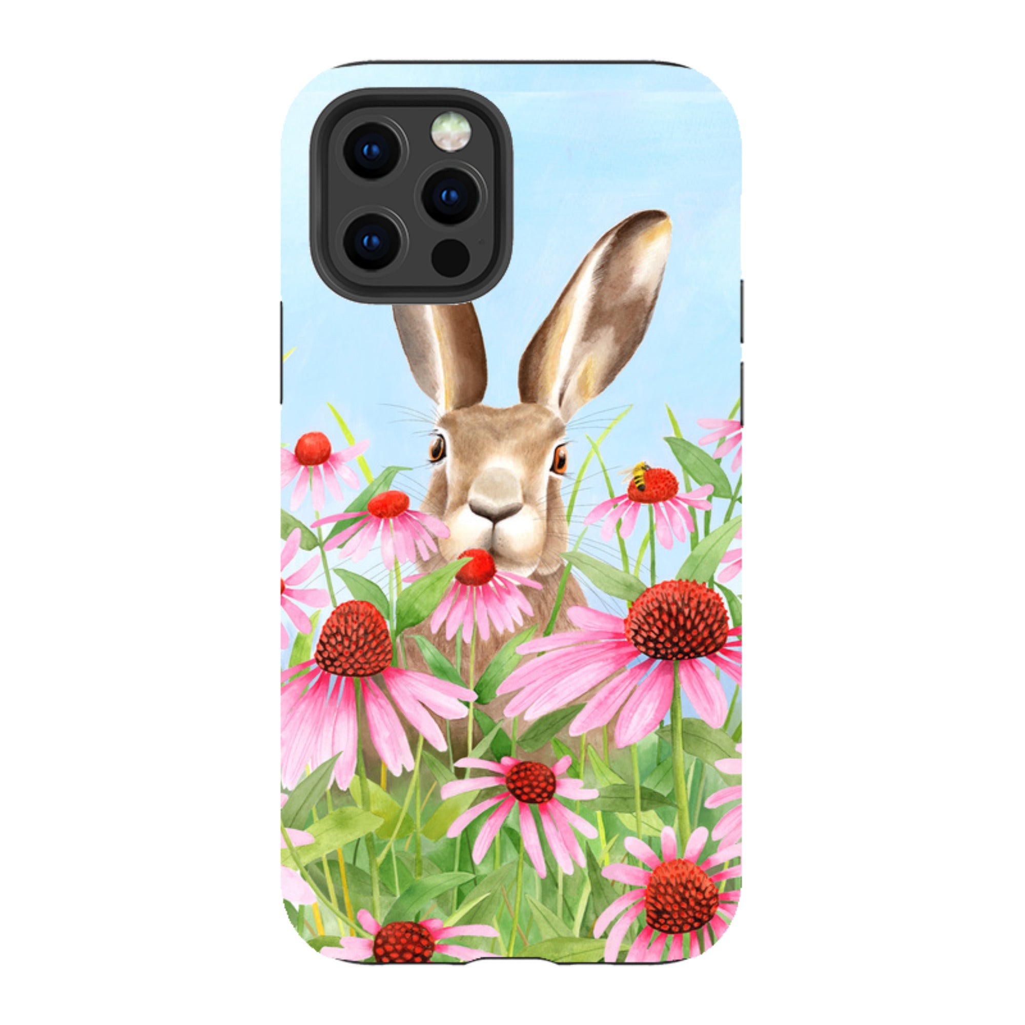 iPhone Tough Case - Summer Hare By Bex Parkin