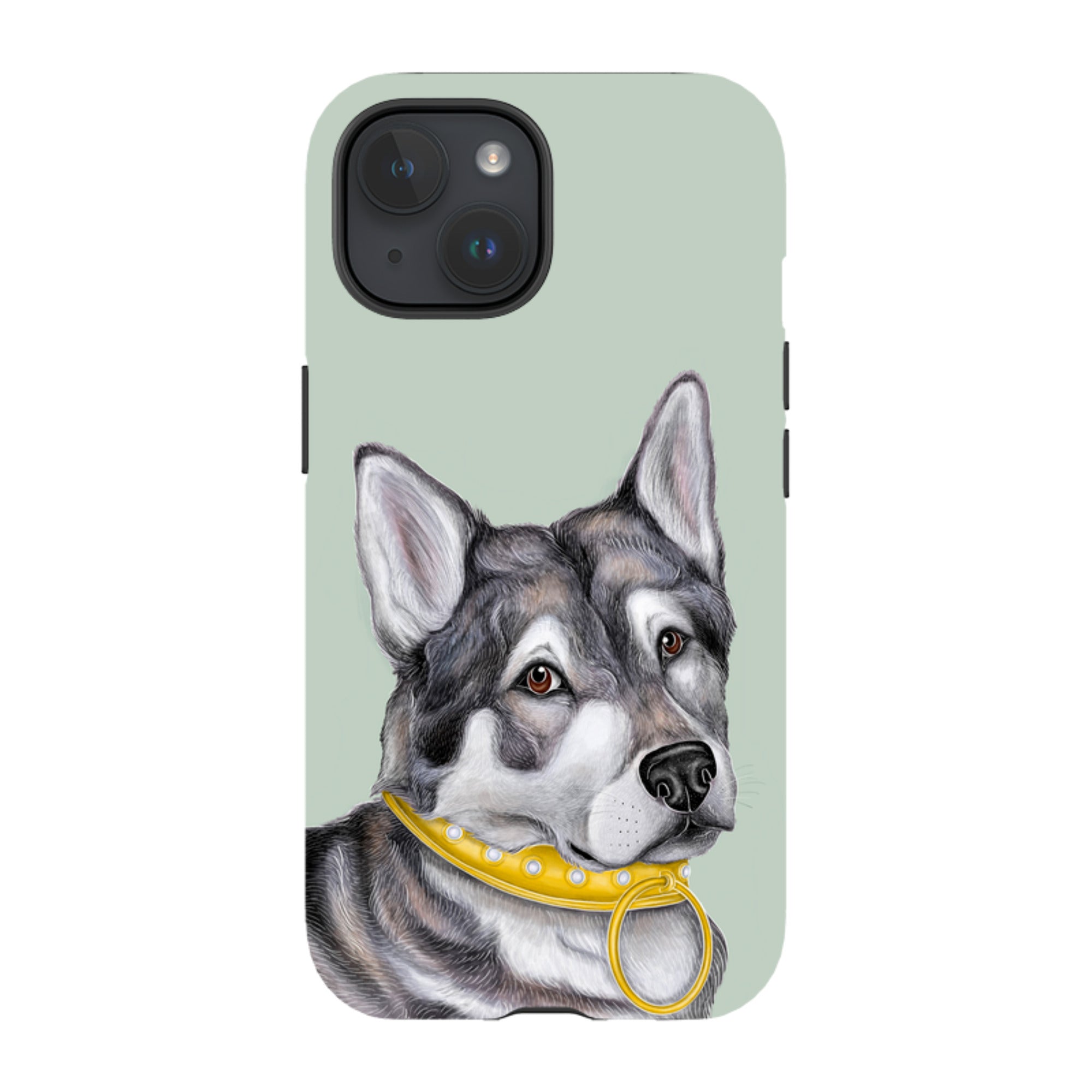 iPhone MagSafe Tough Case - Huskey By Catherine Rowe
