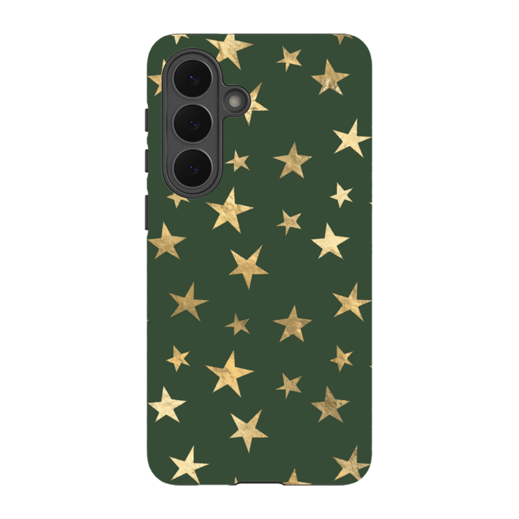 Samsung Tough Case - Green and Gold Stars