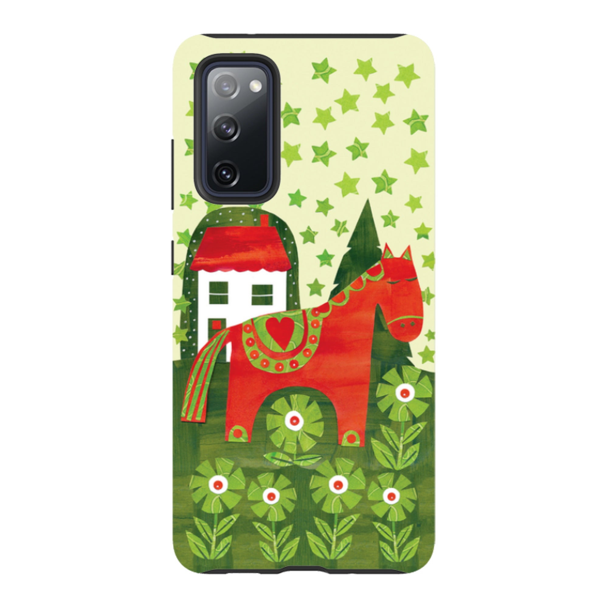 Samsung Tough Case - Red Dala Horse By Tracey English