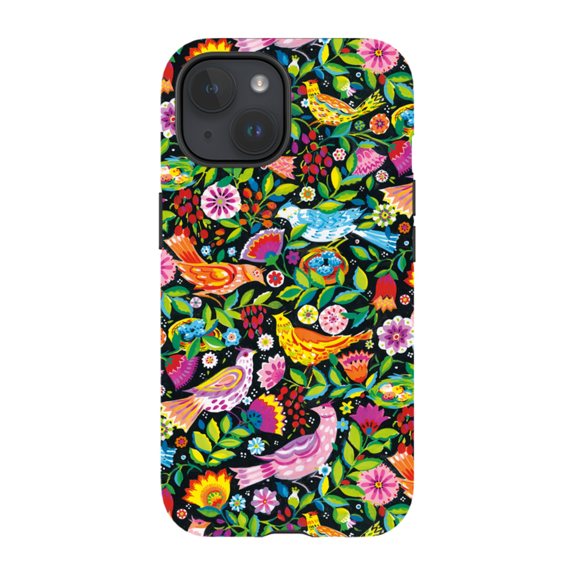 iPhone Tough Case - Folk Birds By Sarah Campbell