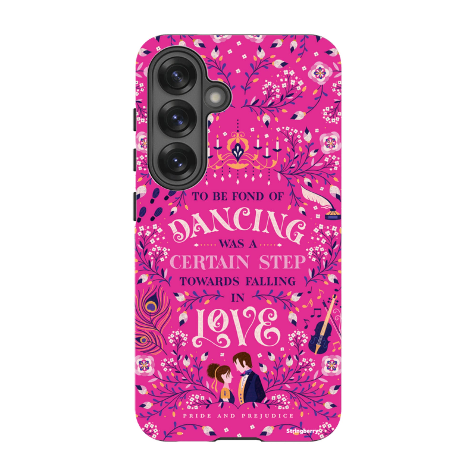 Samsung Tough Case - Pride And Prejudice Pink By Jenny Zemanek