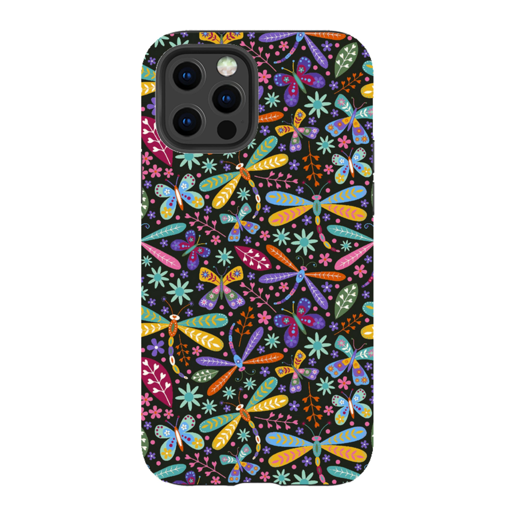 iPhone Tough Case - Dragonflies Multi By Suzy Taylor