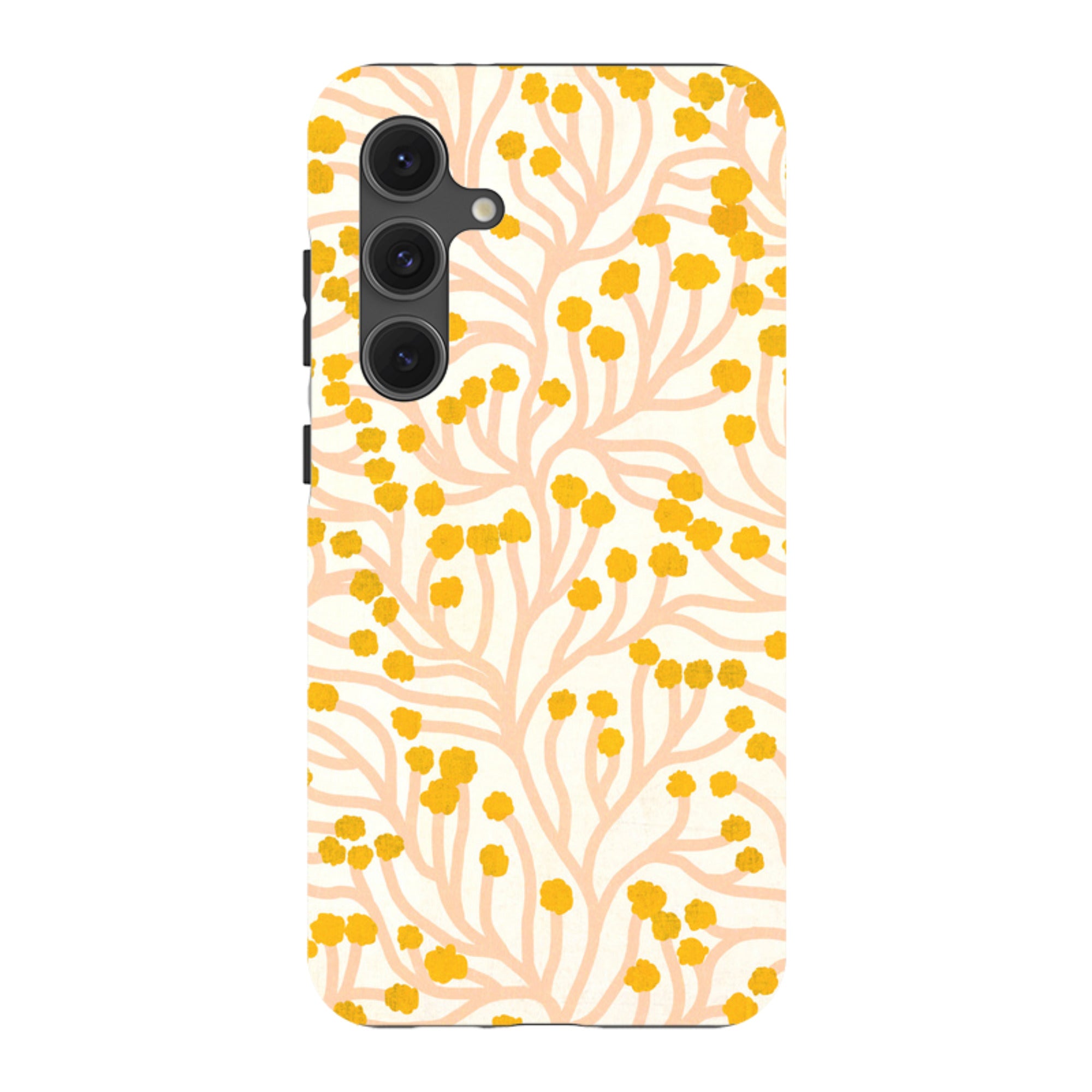 Samsung Tough Case - Vine Pink and Ochre By Katherine Quinn