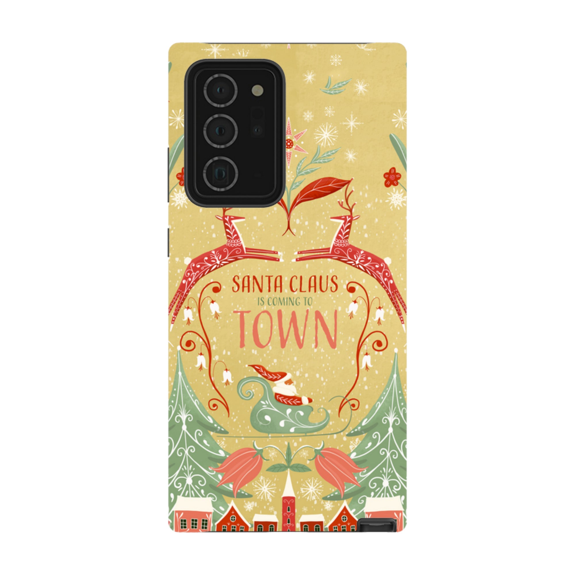 Samsung Tough Case - Santa Claus Is Coming To Town By Maja Lindberg