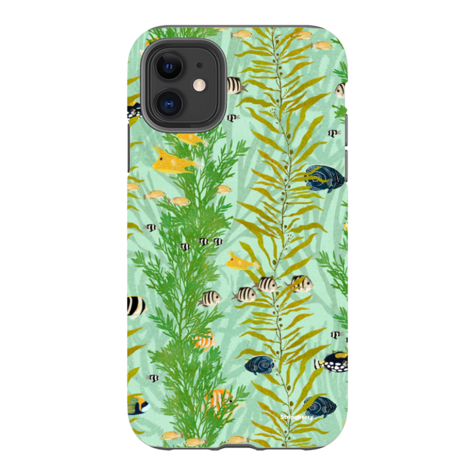 iPhone Tough Case - Reef Stripe By Katherine Quinn