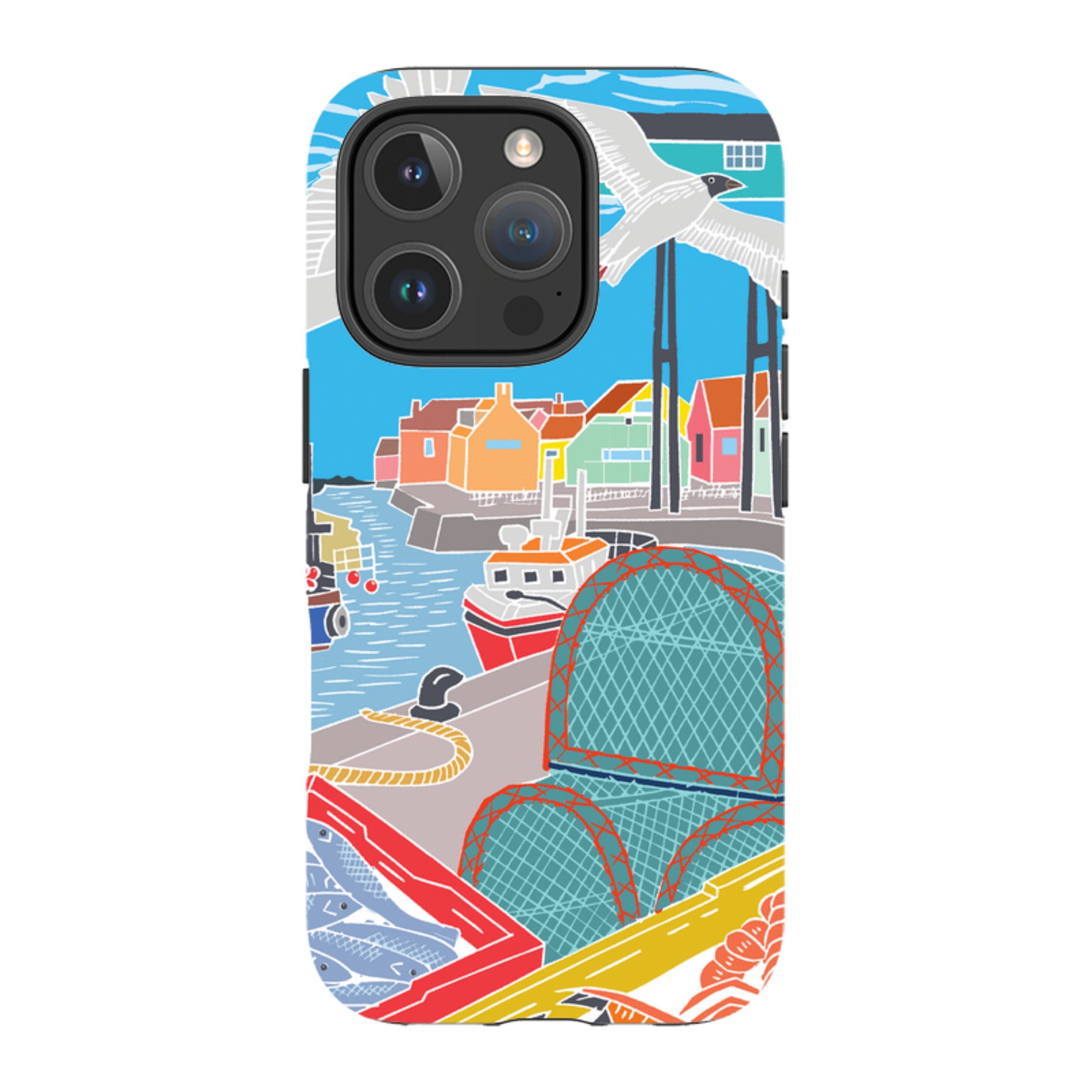 iPhone Tough Case - Bright Houses By Kate Heiss
