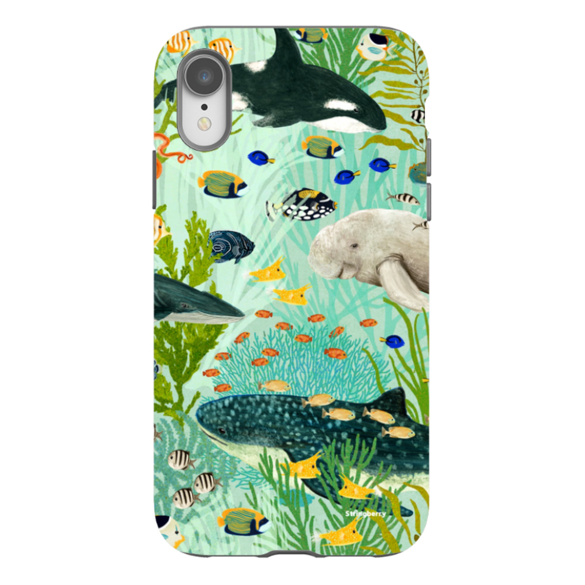 iPhone Tough Case - Sea Life By Katherine Quinn