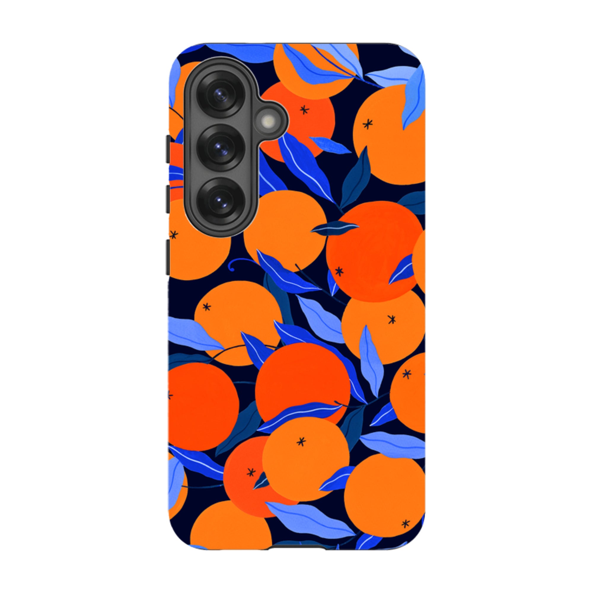 Samsung Tough Case - Arancello Navy Pattern By Madalina Andronic