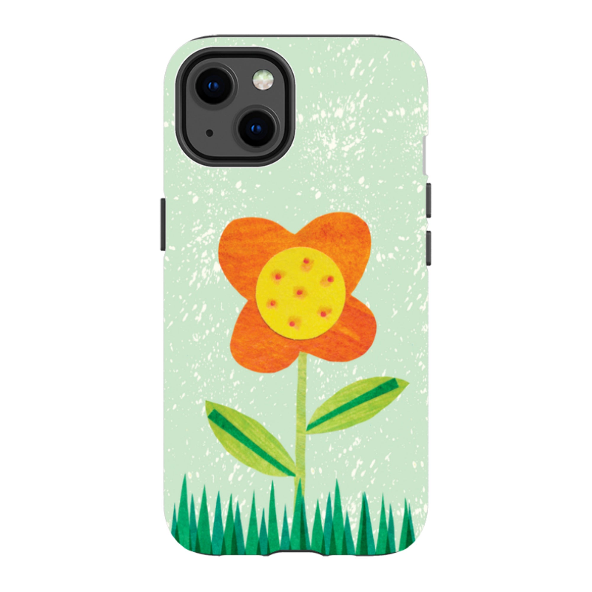 iPhone Tough Case - Orange Flower By Tracey English