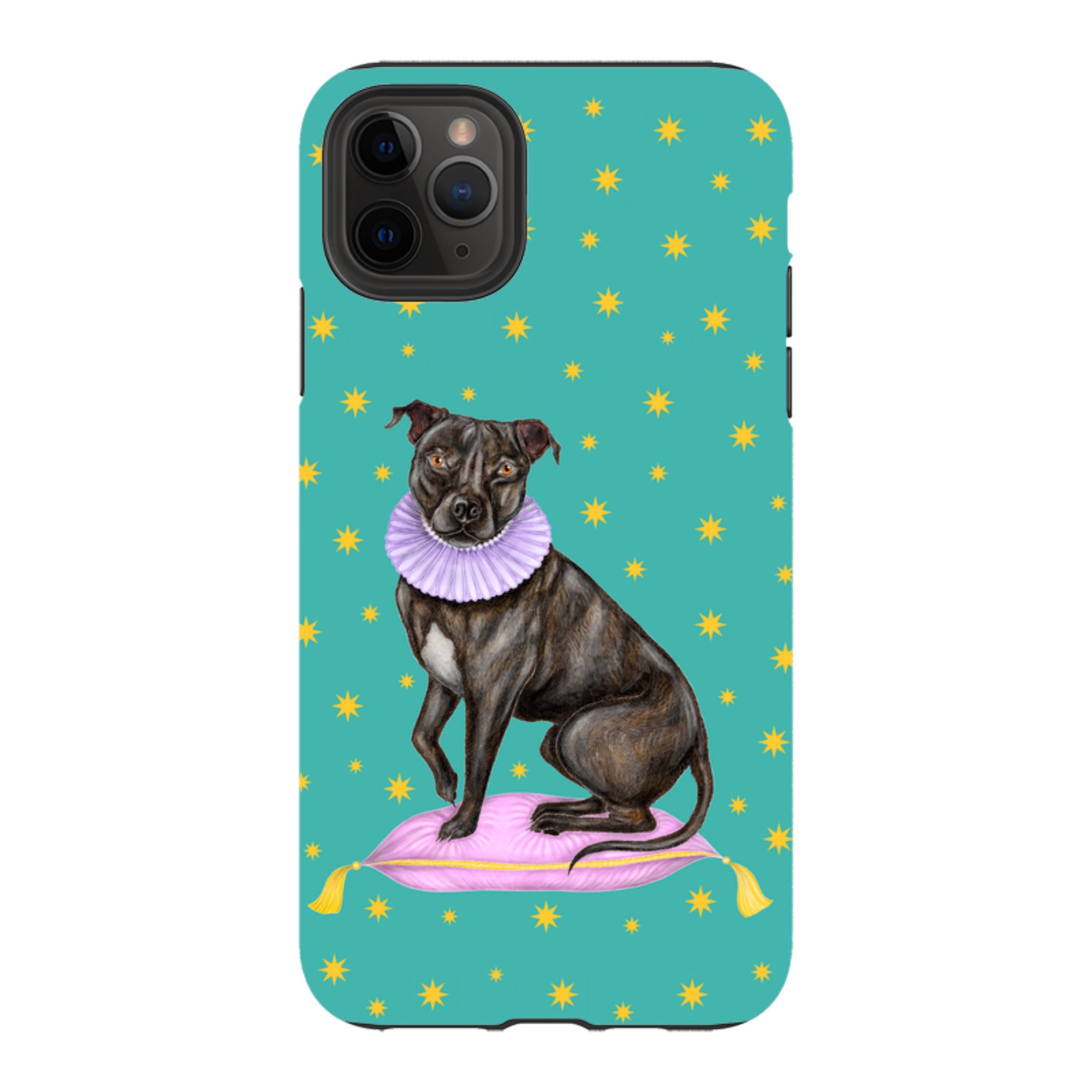 iPhone Tough Case - Staffy By Catherine Rowe