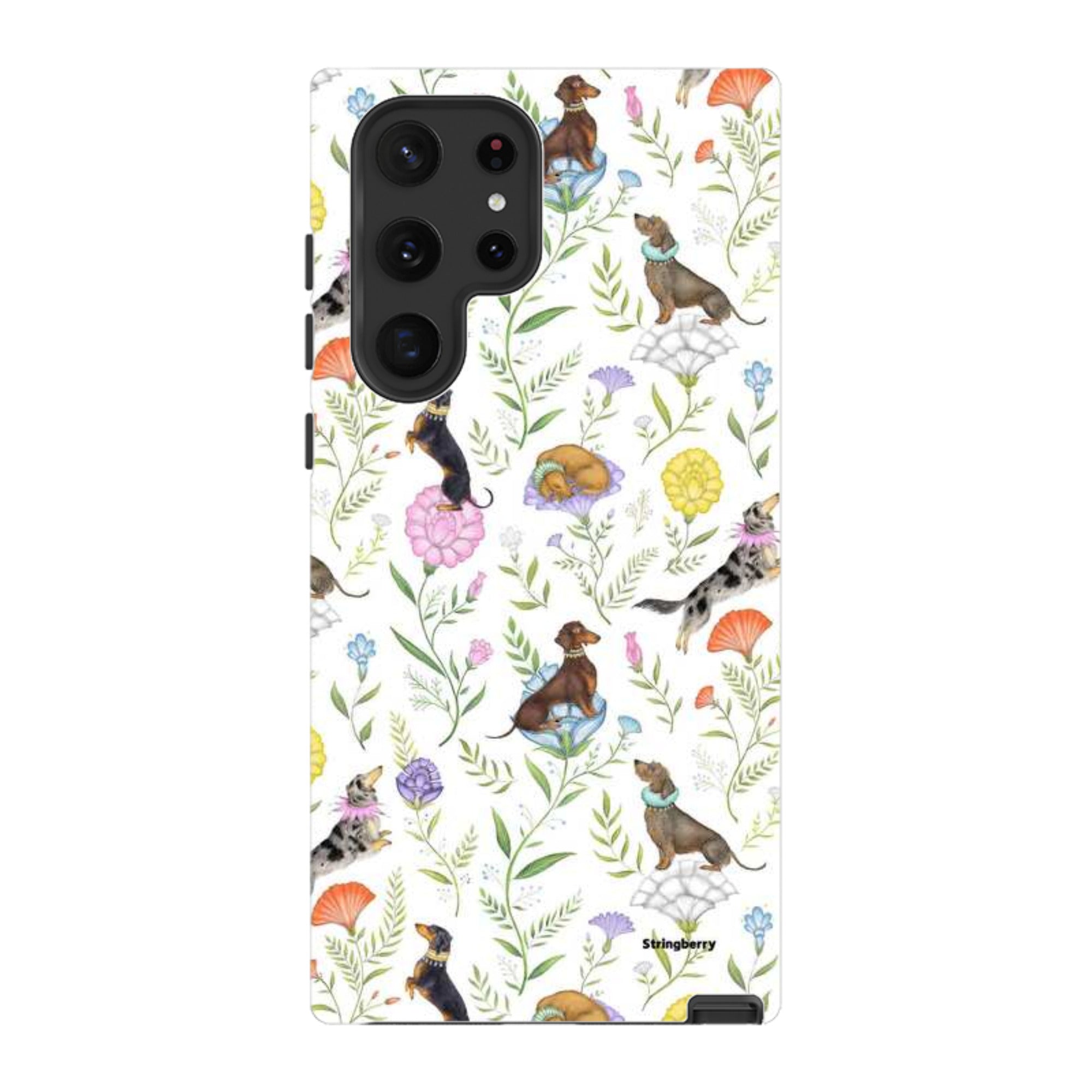 Samsung Tough Case - Doxy Day Afternoon White By Catherine Rowe