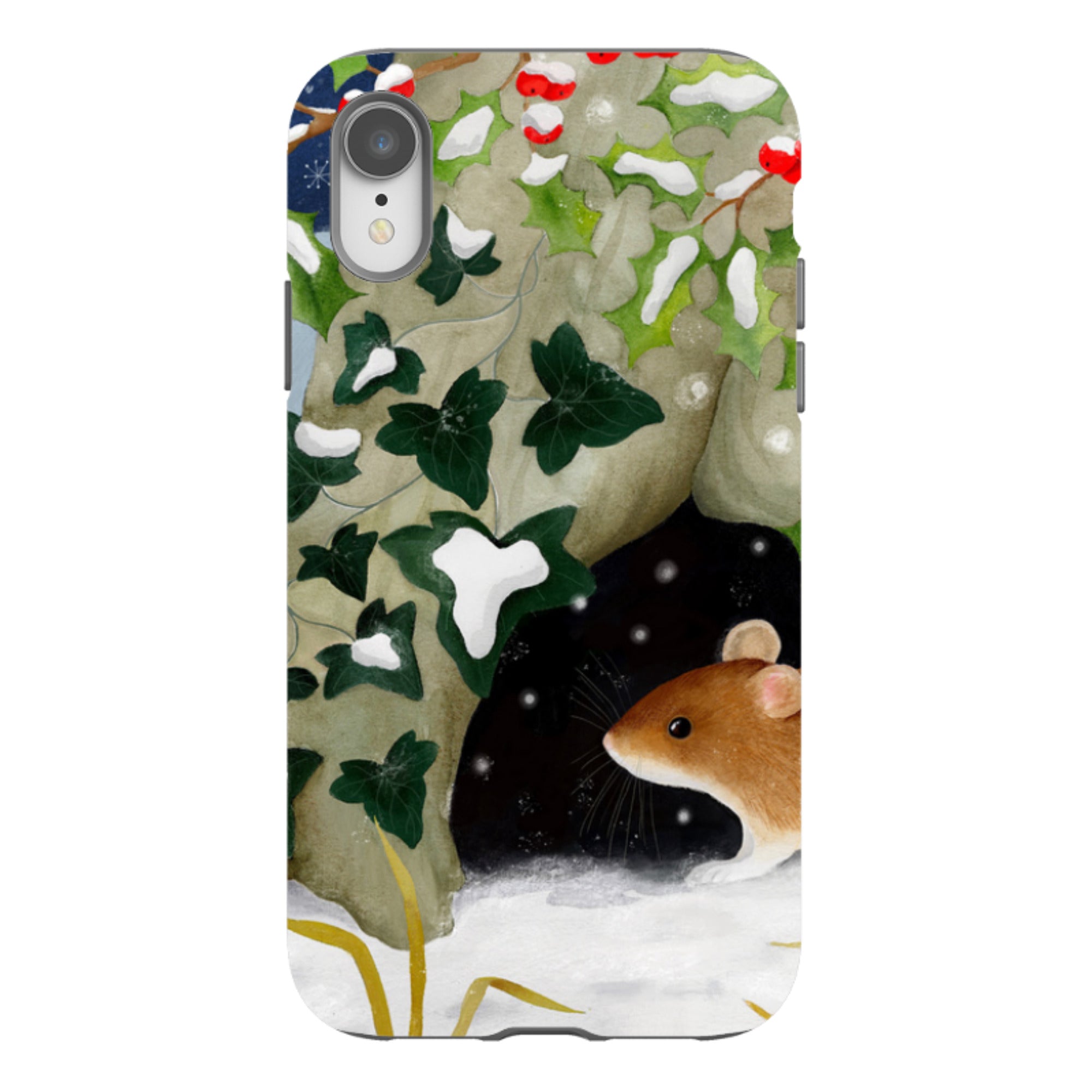iPhone Tough Case - Winter Mouse By Bex Parkin