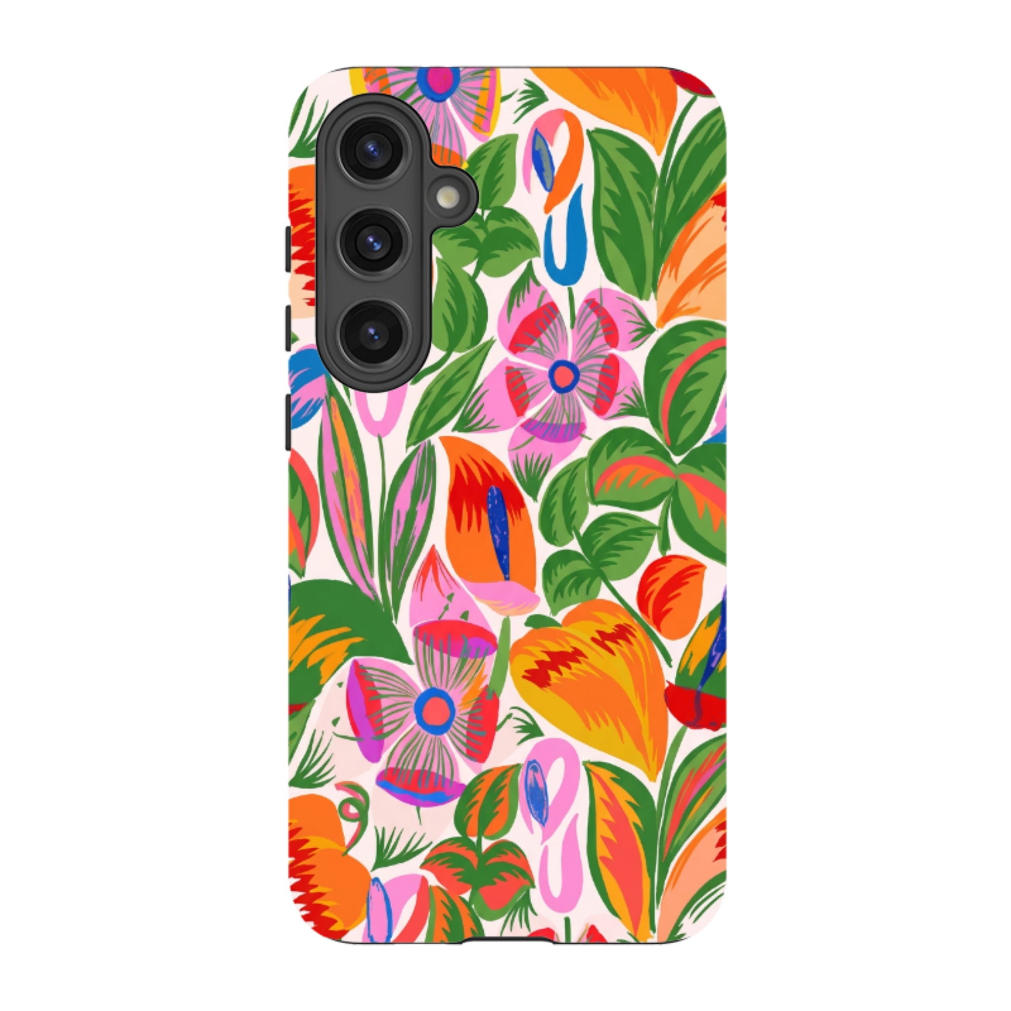 Samsung Tough Case - Vintage Tropical Floral