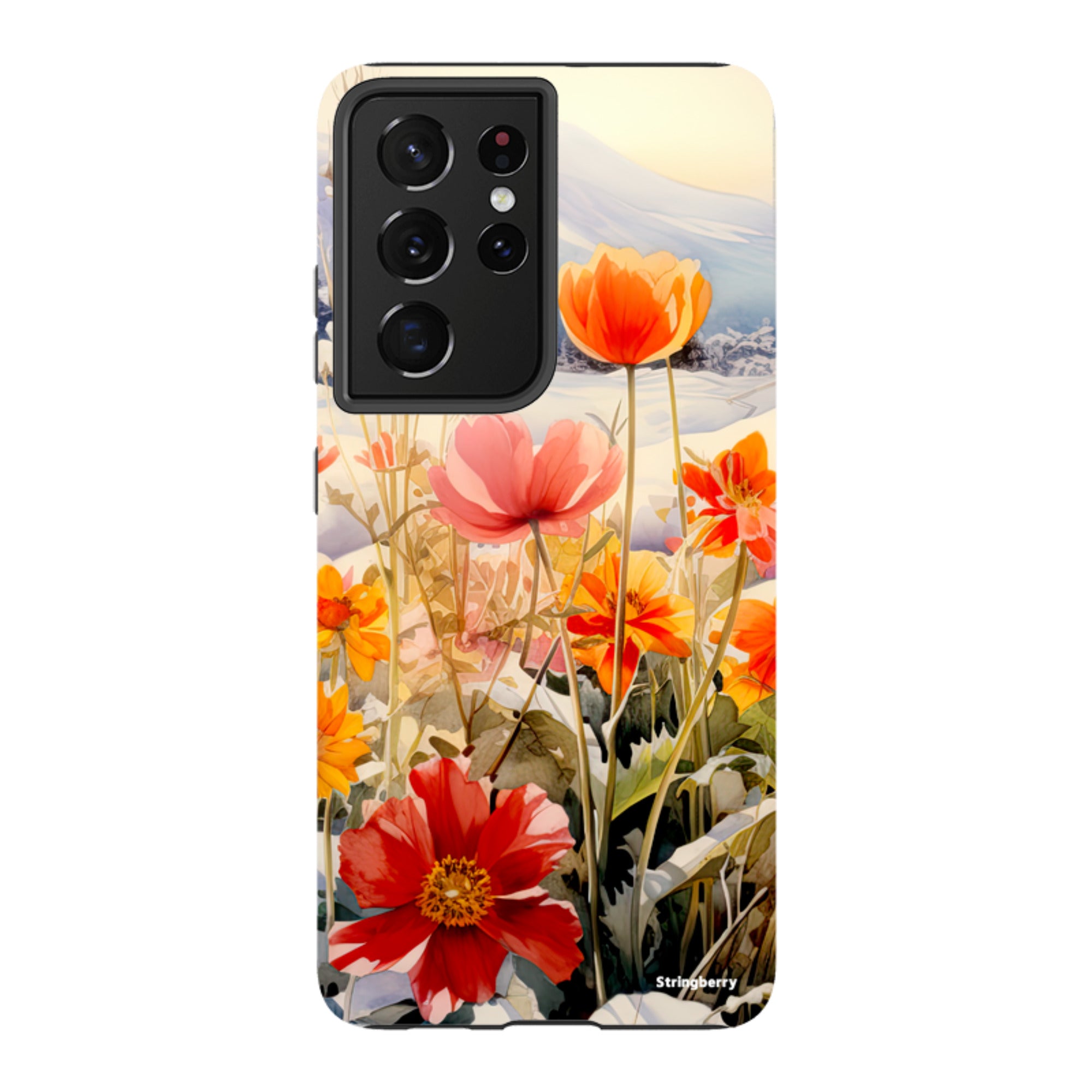 Samsung Tough Case - Winter Wild Flowers II