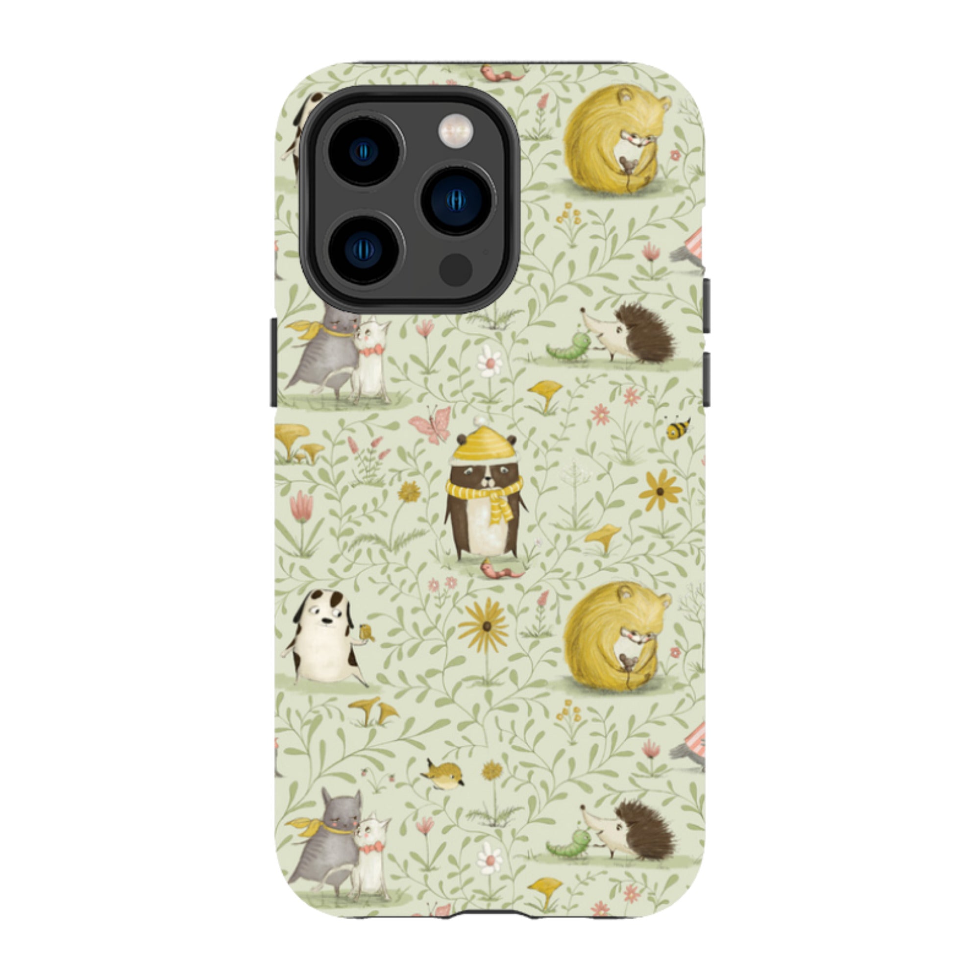 iPhone Tough Case - Animal Meetings By Maja Lindberg