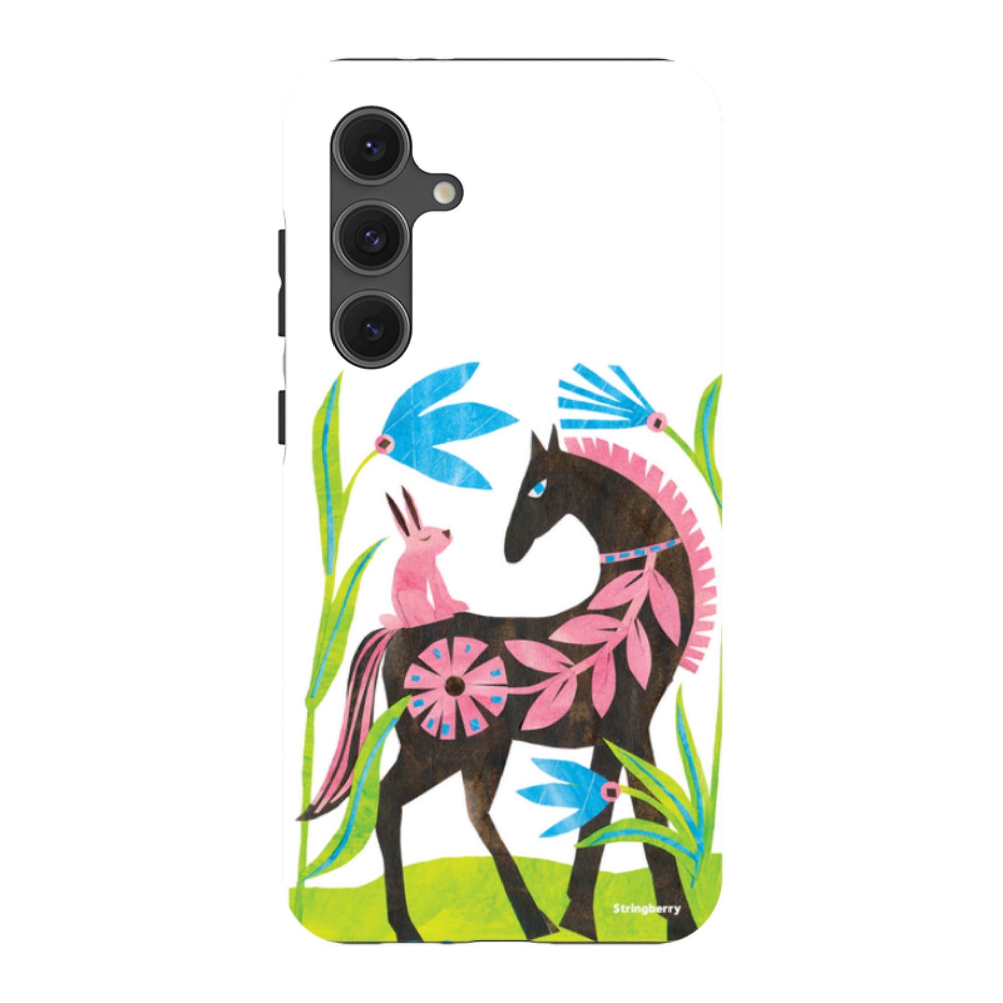Samsung Tough Case - Folk Horse And Bunny By Tracey English