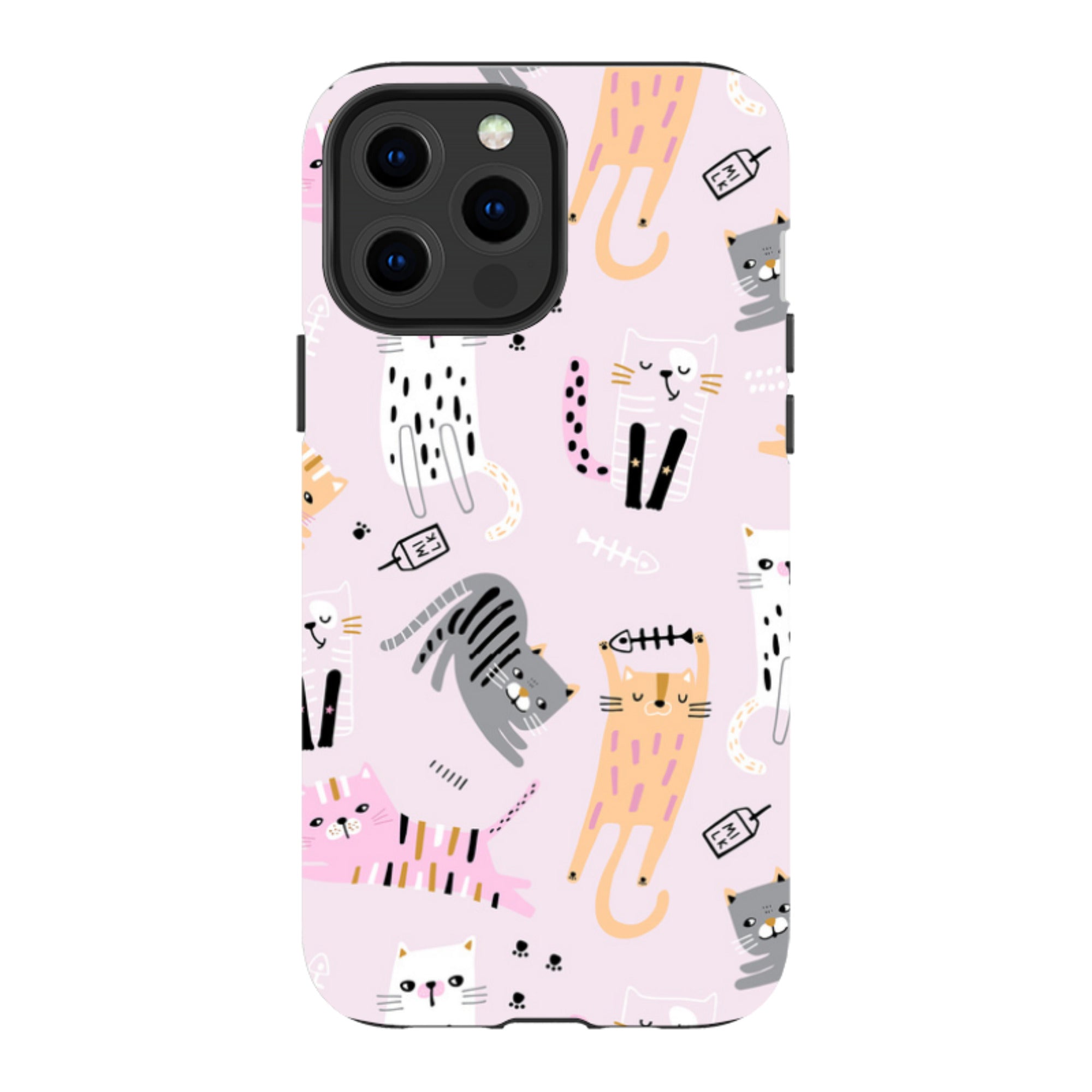 iPhone MagSafe Tough Case - Cat and Bone Pink