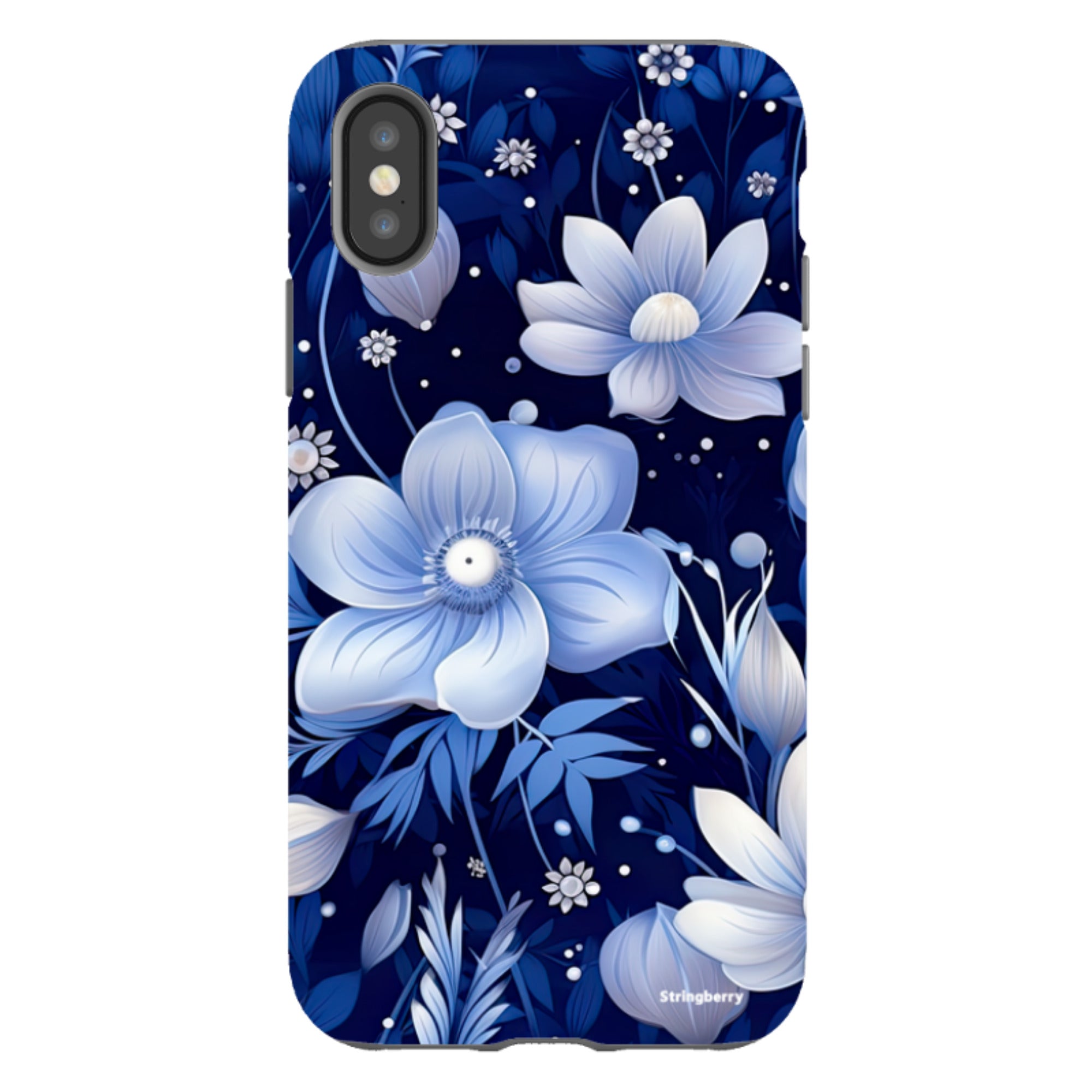 iPhone Tough Case - Blue Nutberry IV