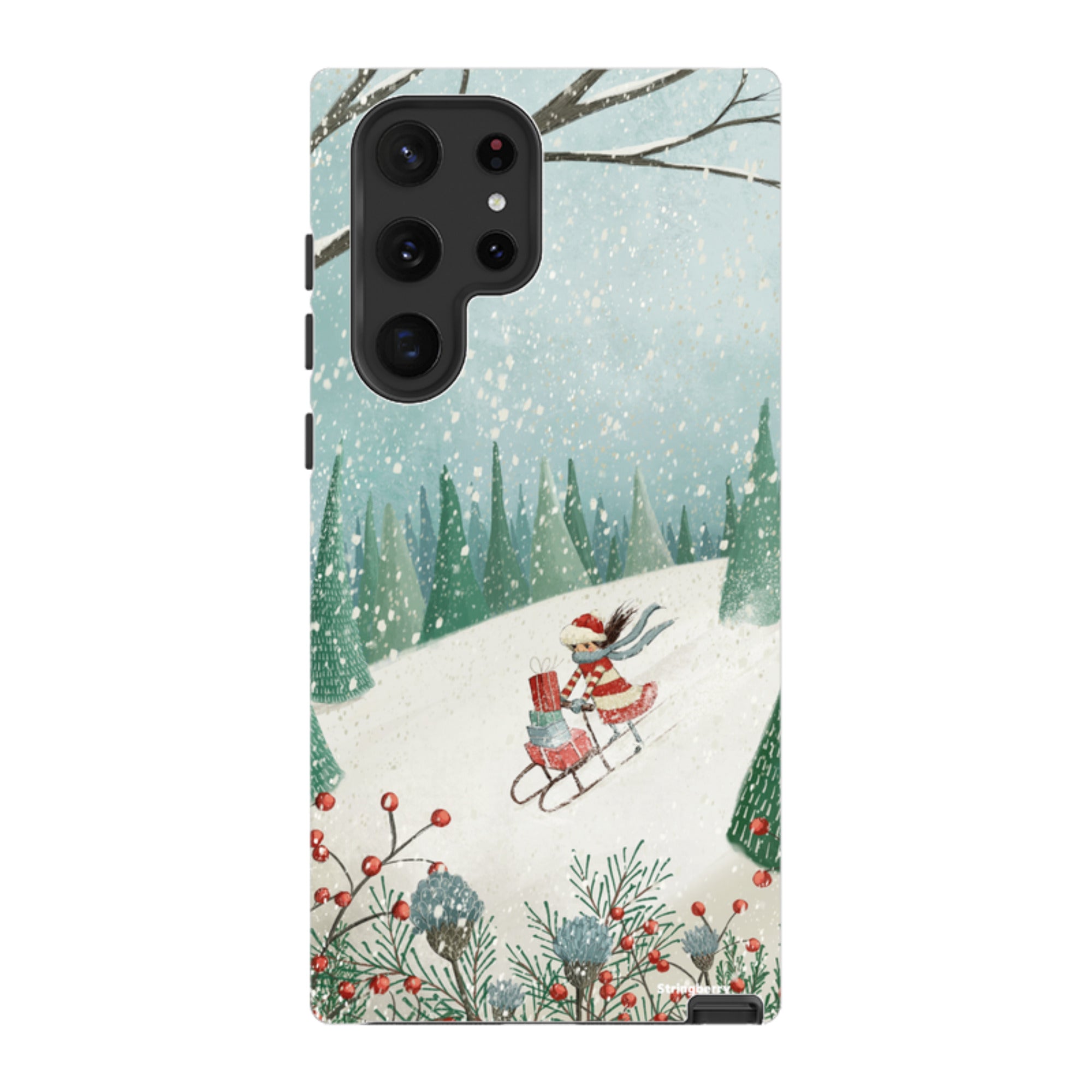 Samsung Tough Case - Sleigh Delivery By Maja Lindberg